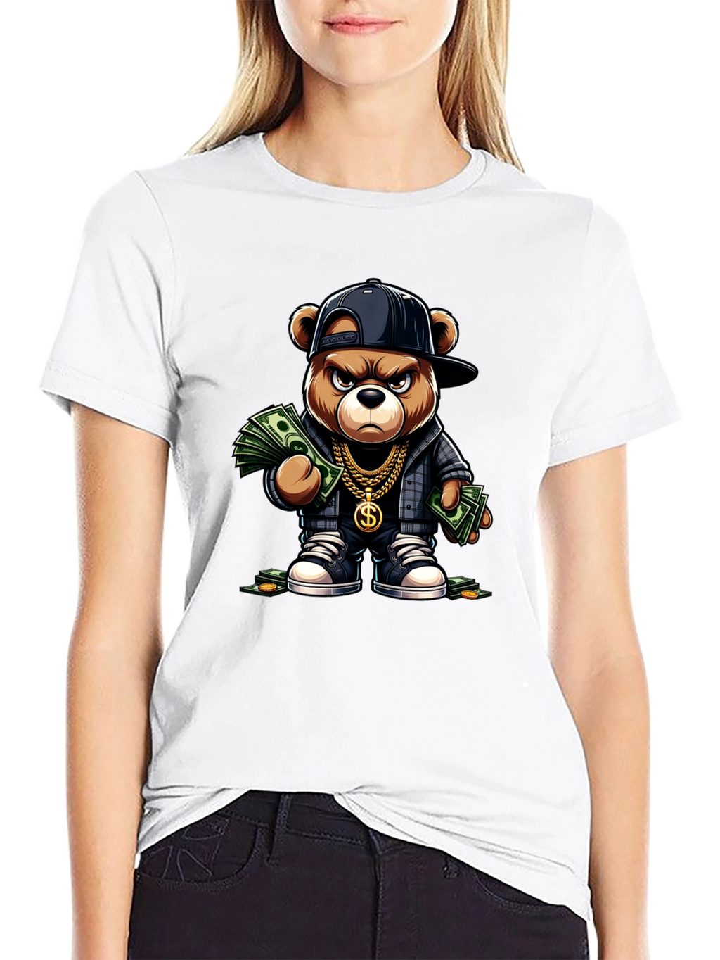 Gangster Teddy Bear T-Shirt