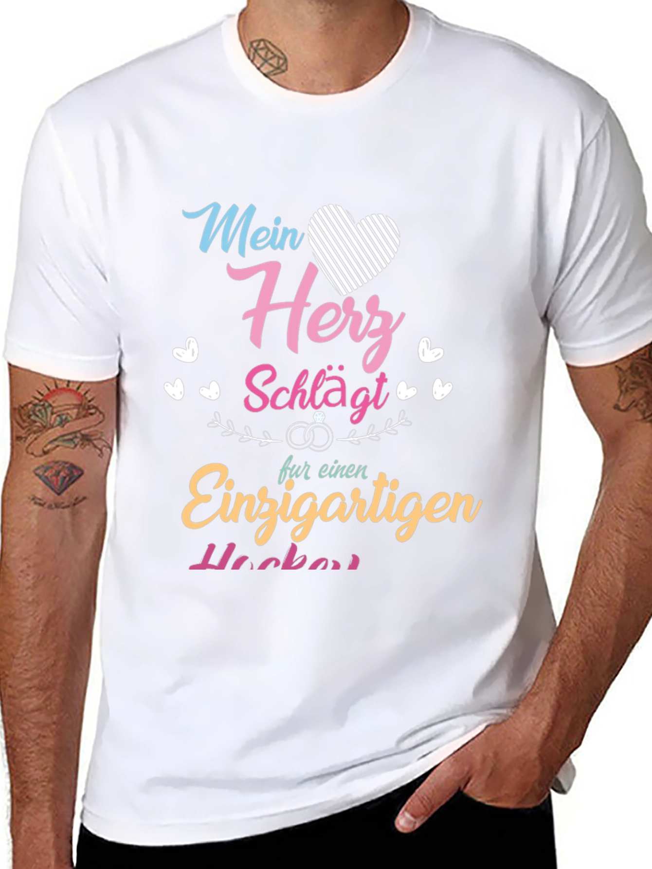 Mein Herz T-Shirt - Unique Husband Gift