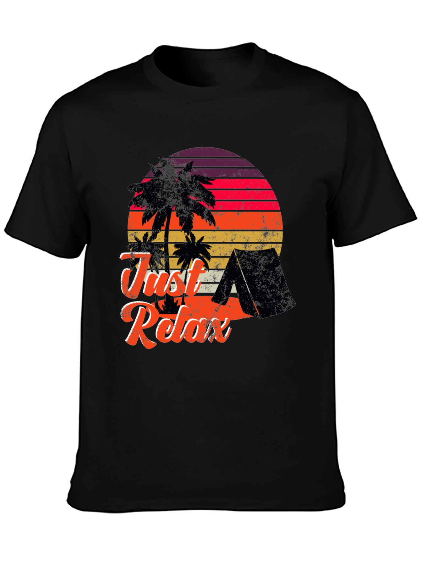 Just Relax Retro Camping T-Shirt