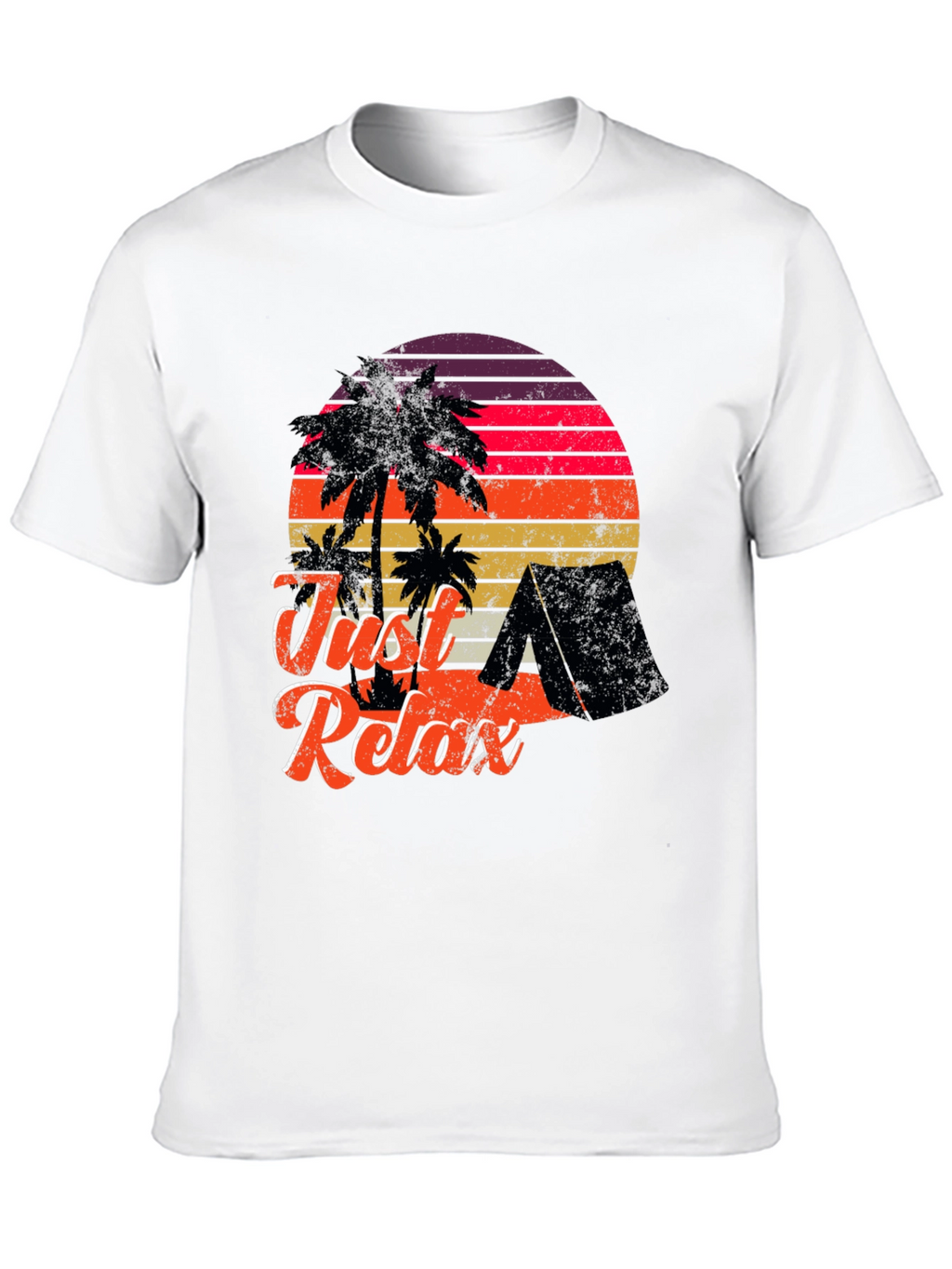 Just Relax Retro Camping T-Shirt
