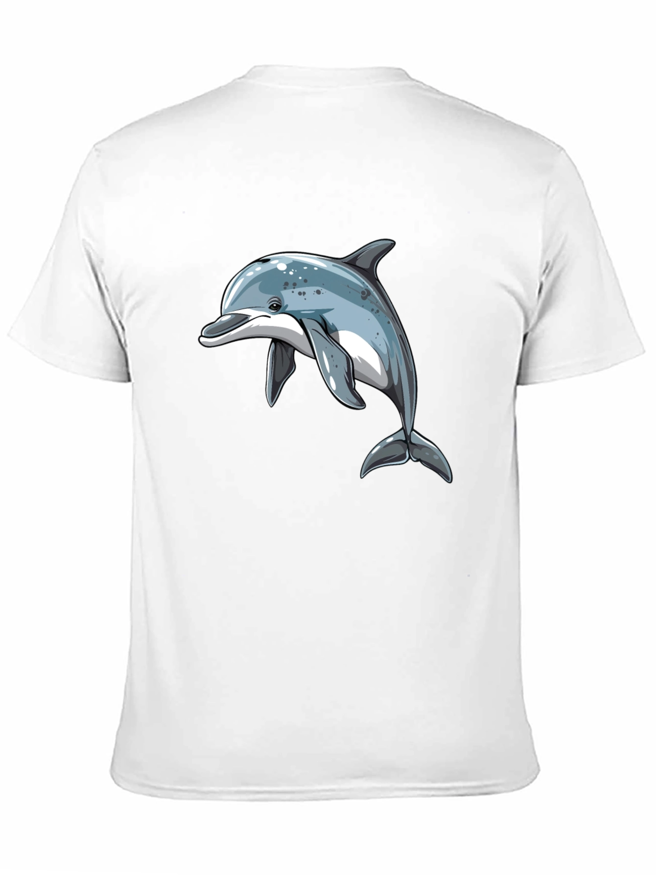 Dolphin Graphic Black T-Shirt - Stylish Casual Wear