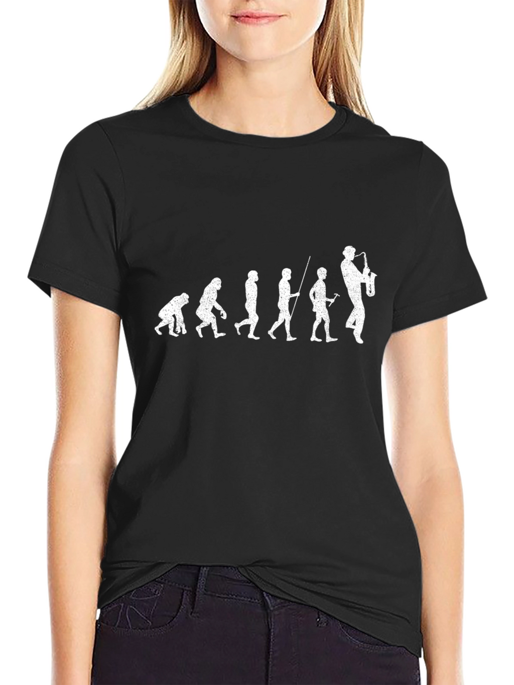 Evolution of Saxophone Player T-Shirt
