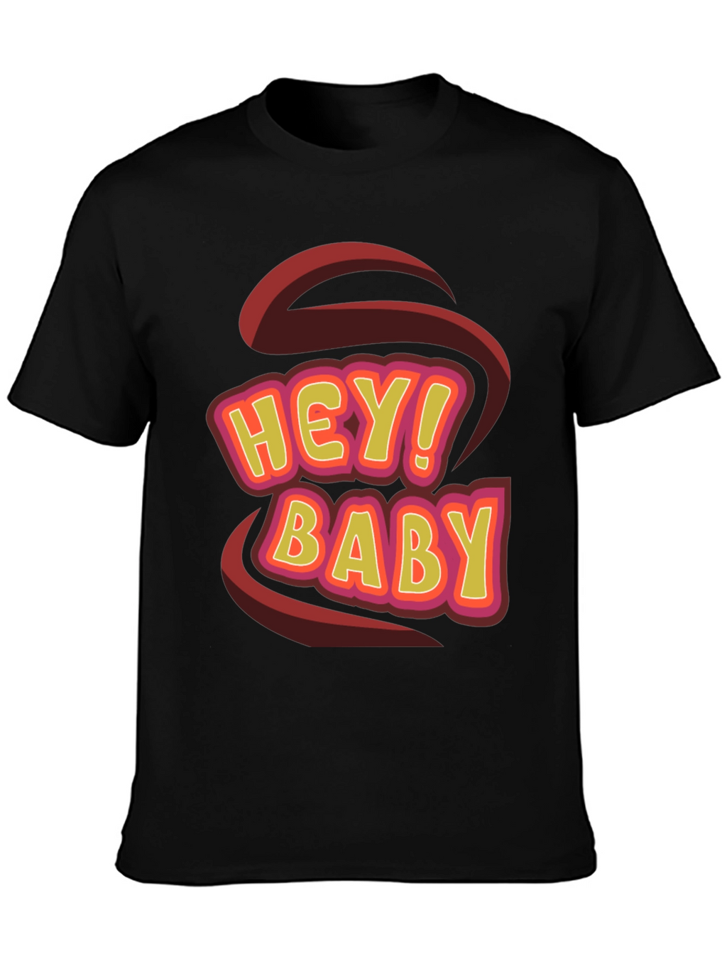 Hey! Baby Graphic T-Shirt - Fun Trendy Tee