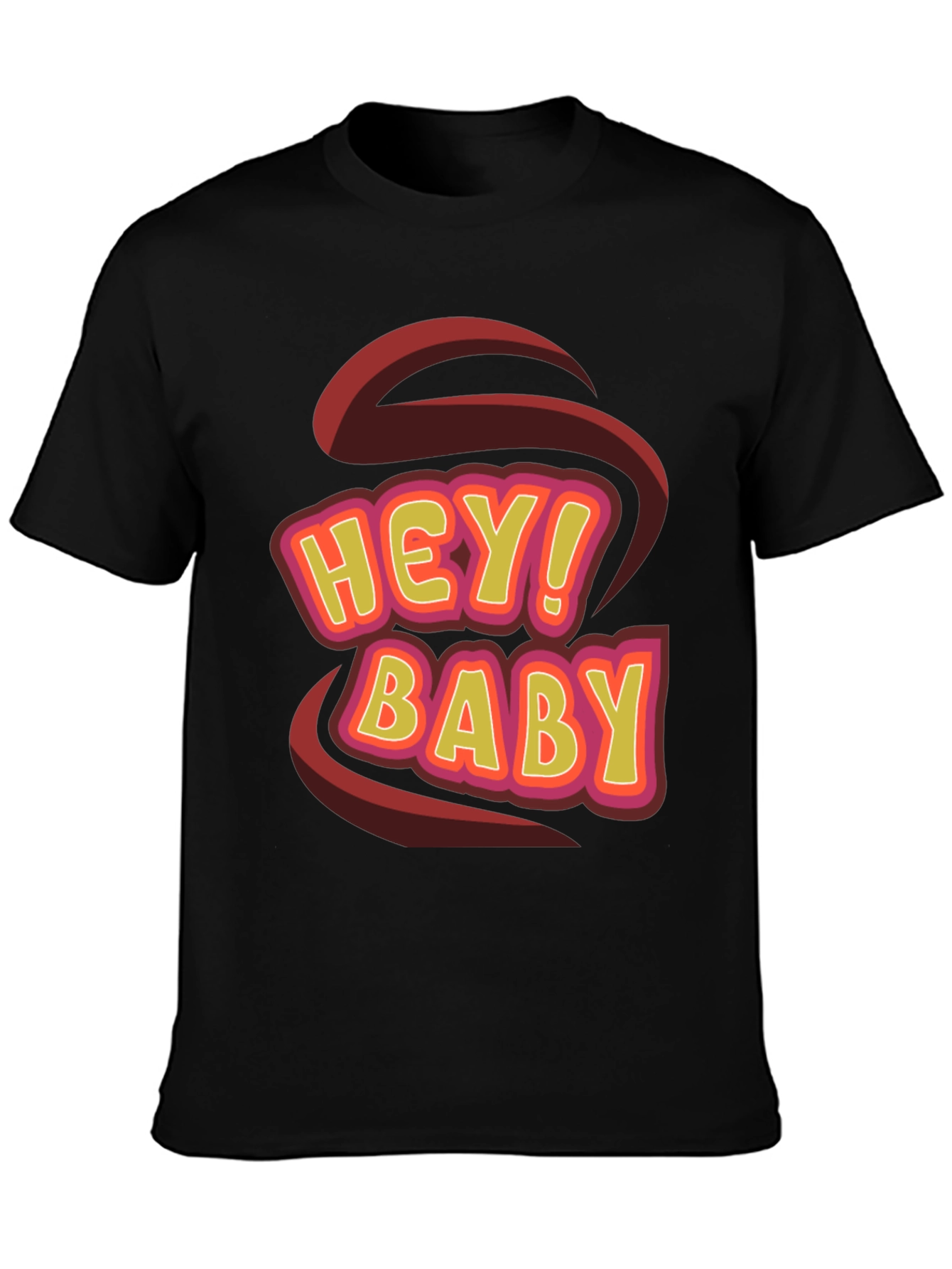 Hey! Baby Graphic T-Shirt - Fun Trendy Tee