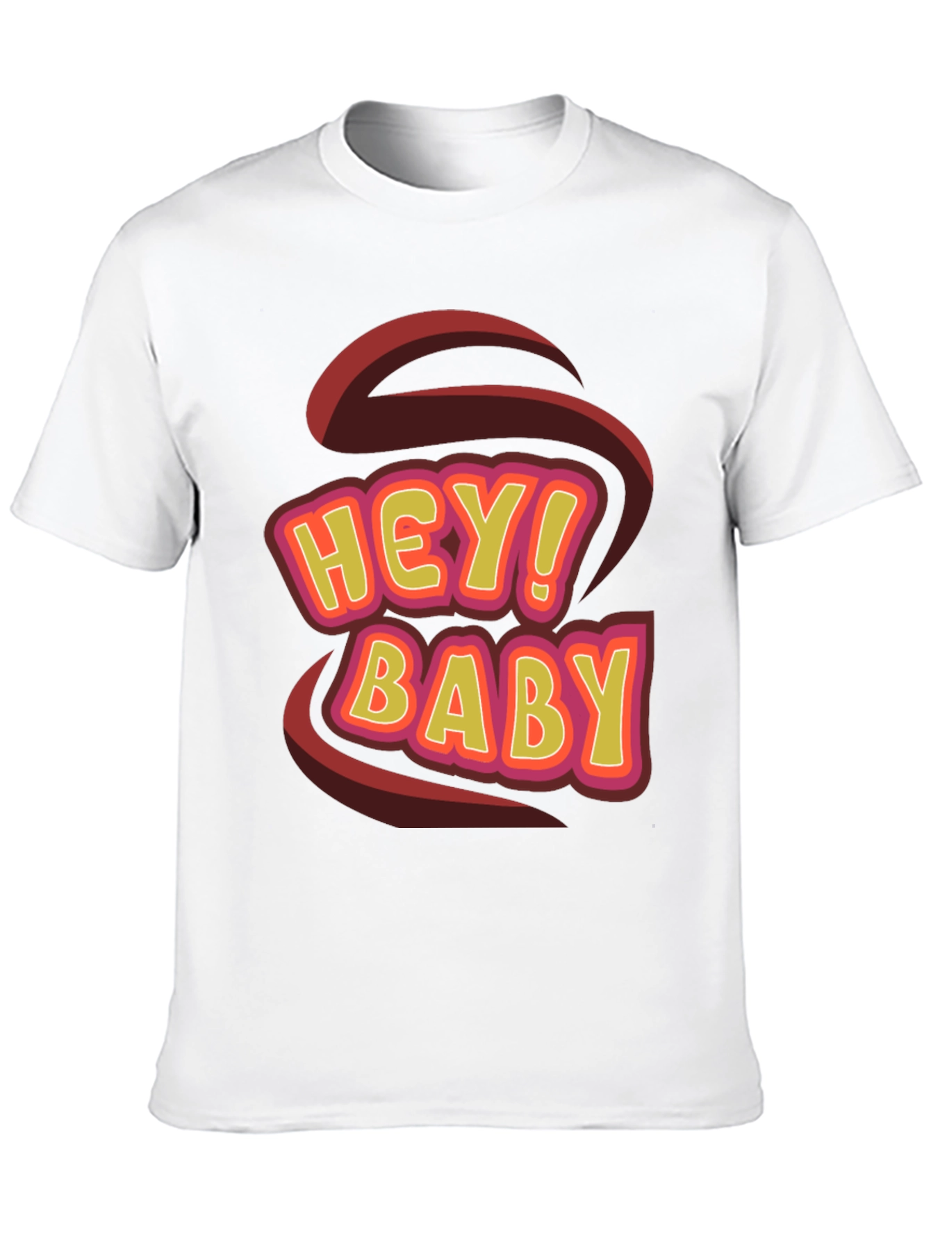 Hey! Baby Graphic T-Shirt - Fun Trendy Tee