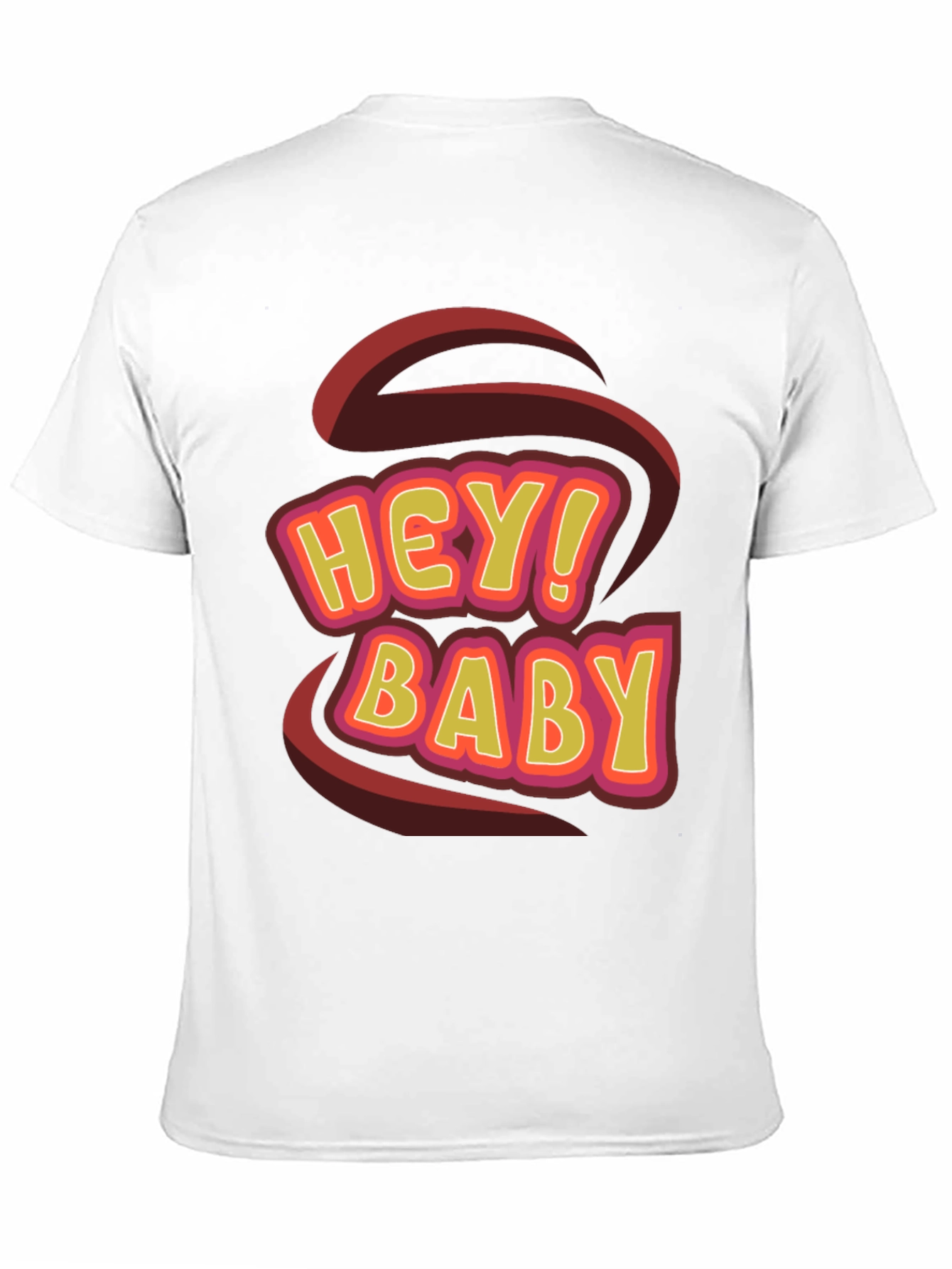 Hey! Baby Graphic T-Shirt - Fun Trendy Tee