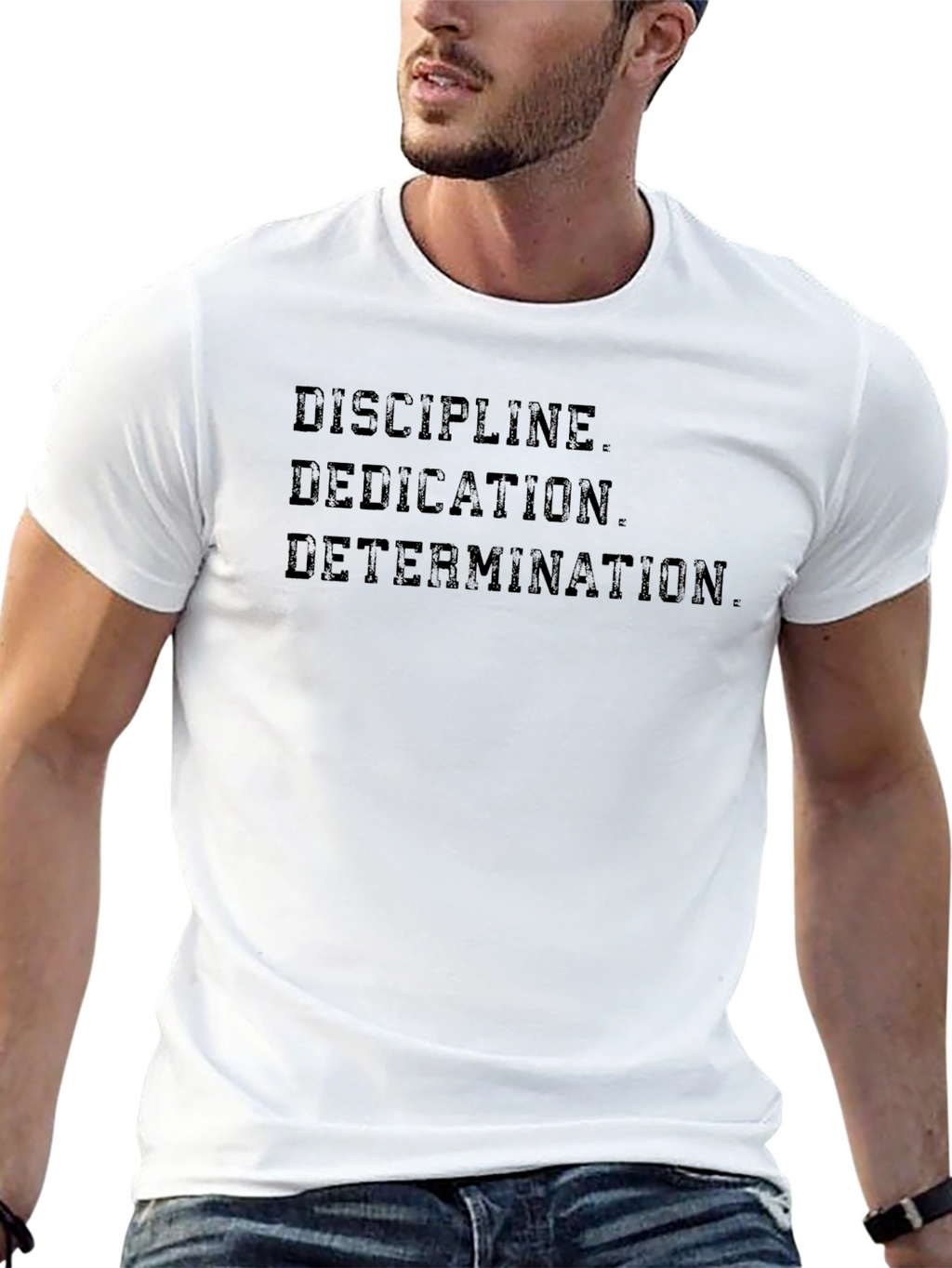 Discipline Dedication Determination Graphic Tee