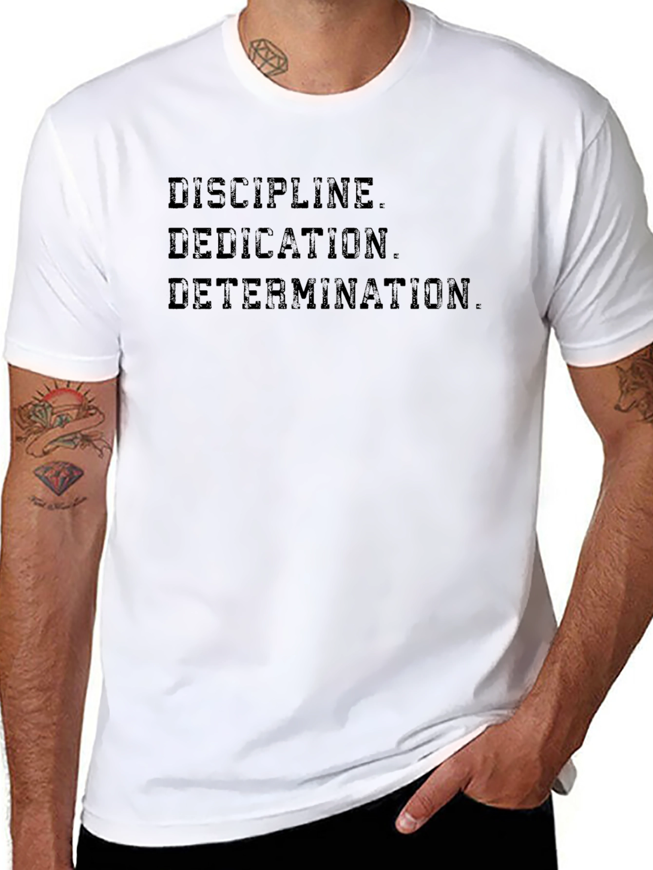 Discipline Dedication Determination Graphic Tee