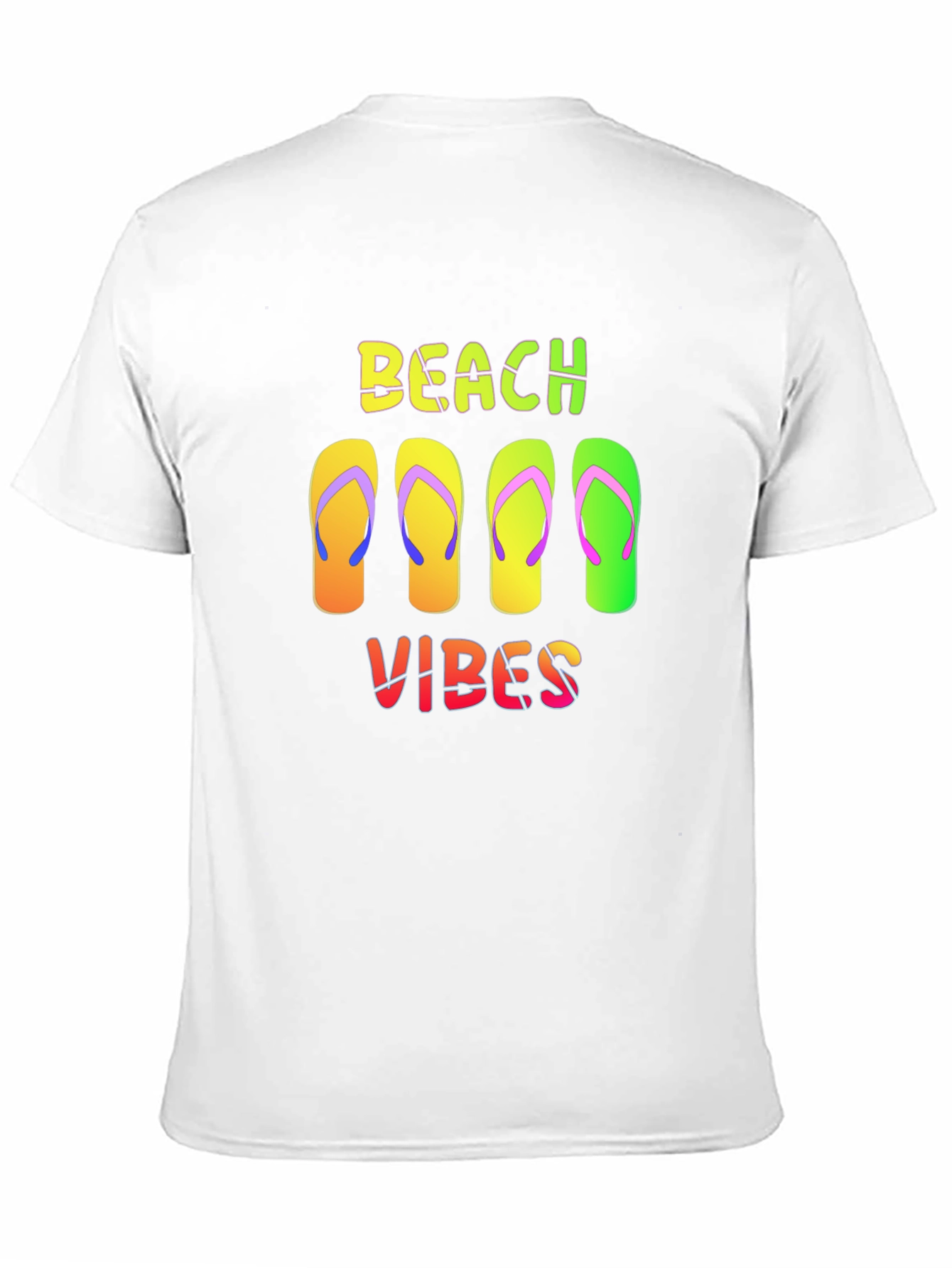 Beach Vibes Flip Flop Graphic Tee - Summer Ready