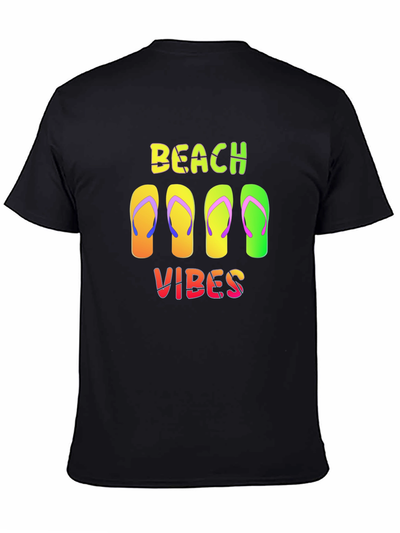 Beach Vibes Flip Flop Graphic Tee - Summer Ready