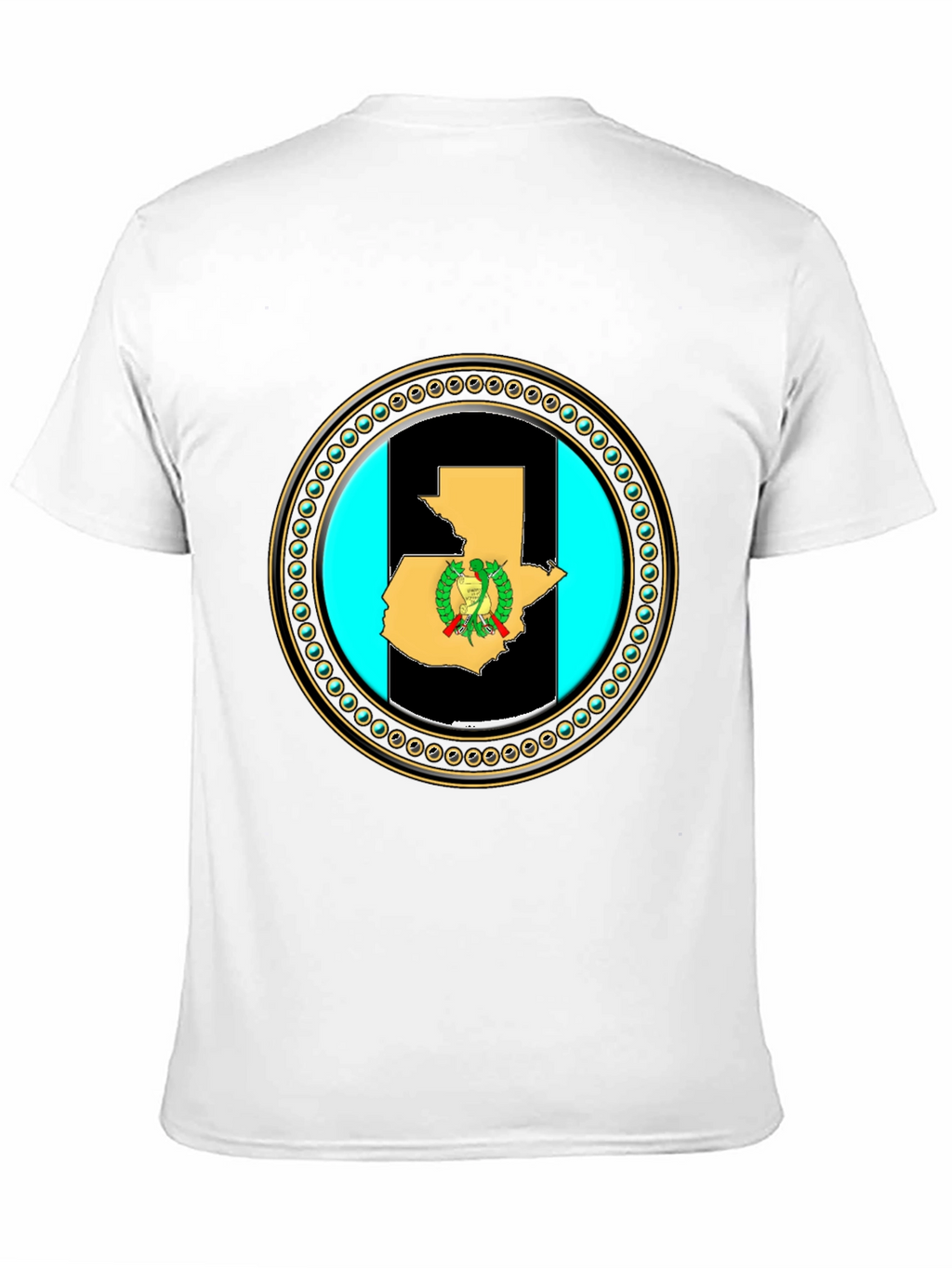 Guatemala Flag Map T-Shirt