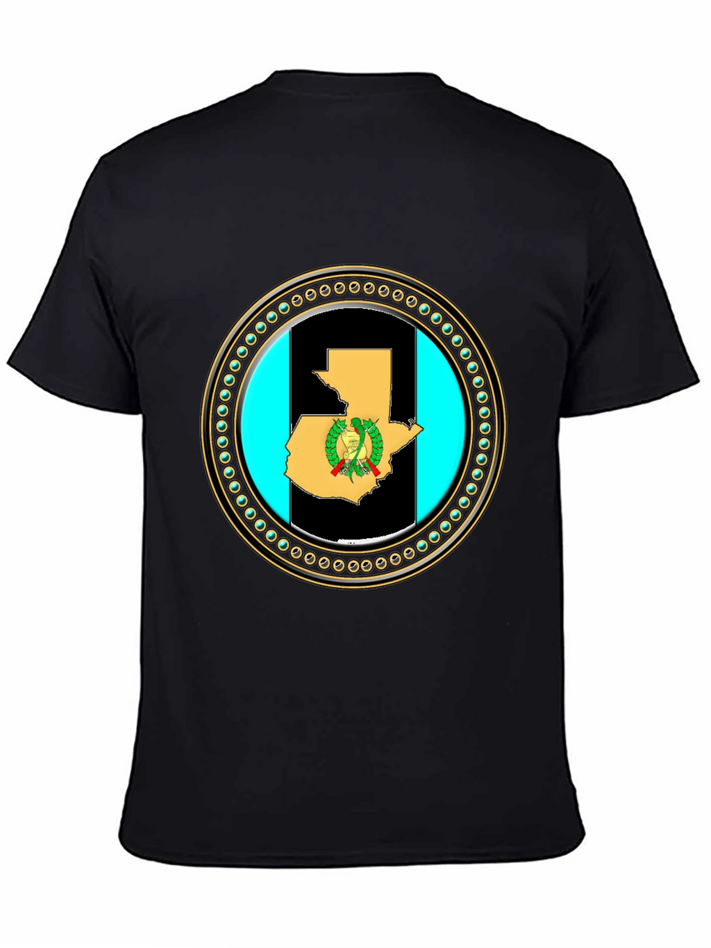 Guatemala Flag Map T-Shirt