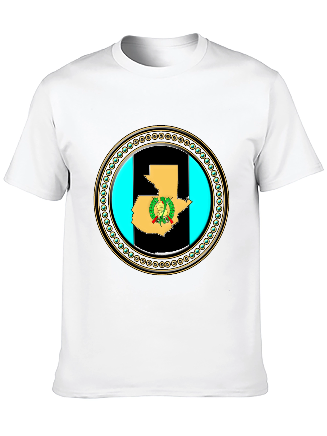 Guatemala Flag Map T-Shirt