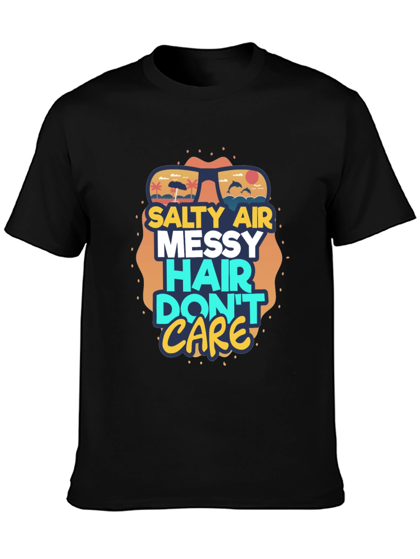 Salty Air Messy Hair Graphic Tee