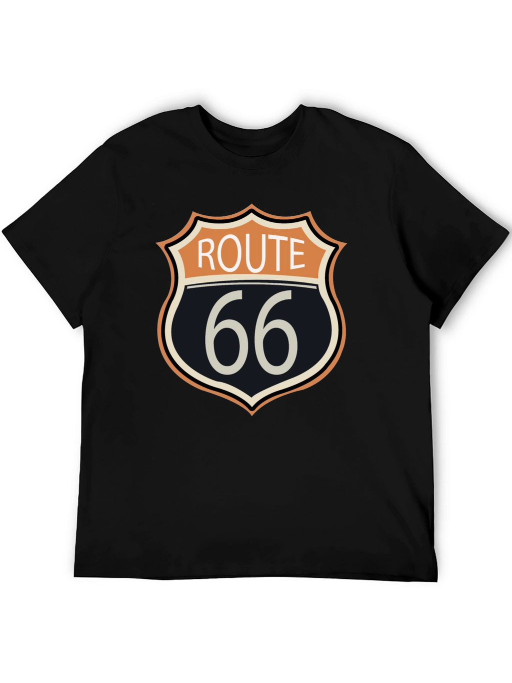 Route 66 Graphic T-Shirt - Classic Americana Design