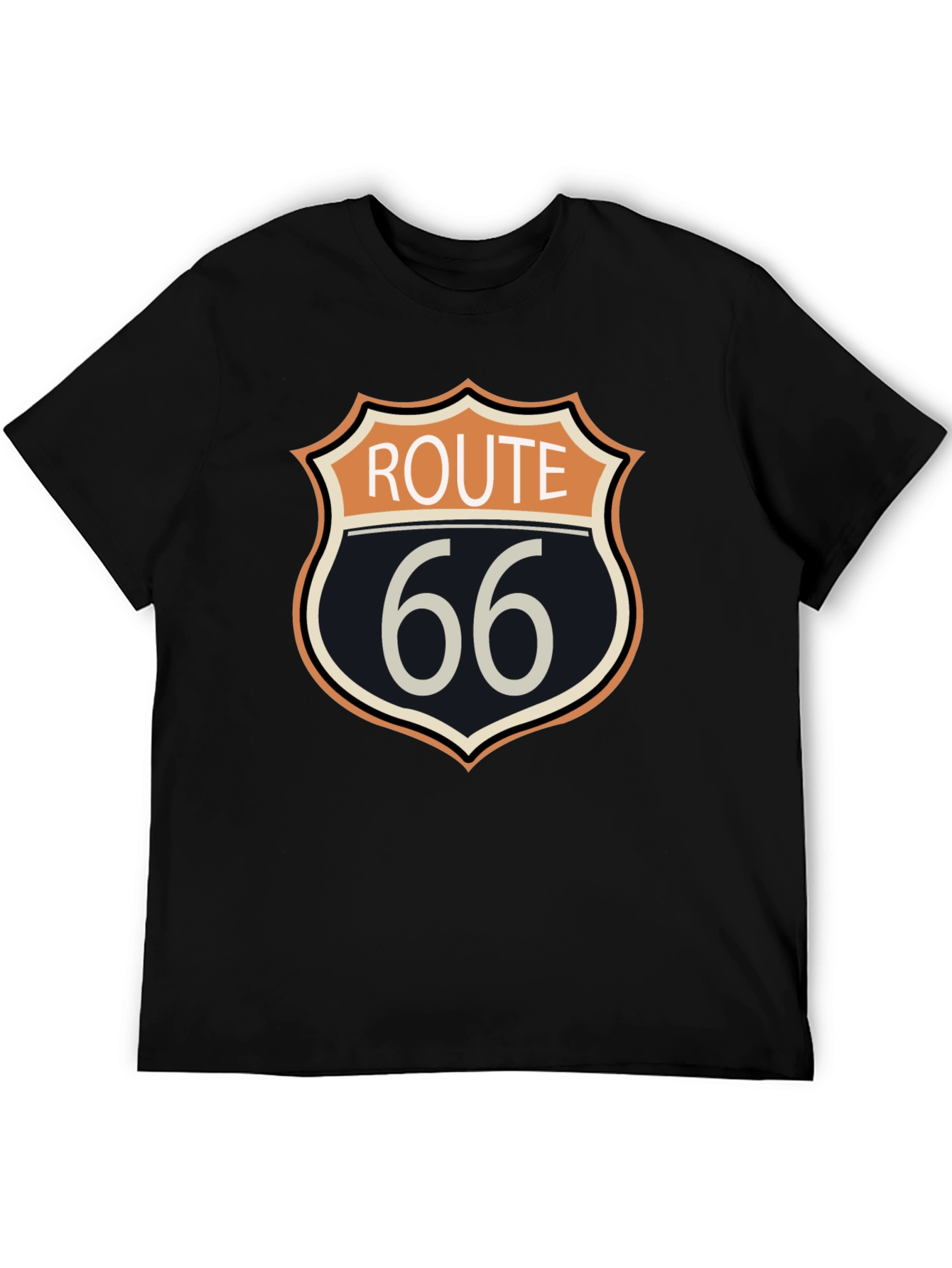 Route 66 Graphic T-Shirt - Classic Americana Design