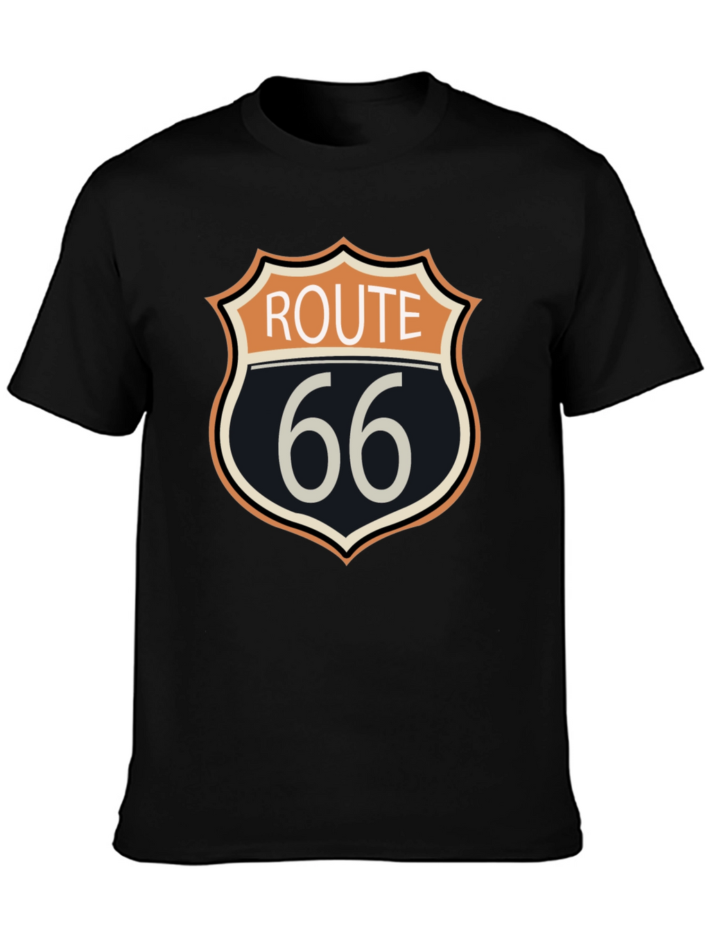 Route 66 Graphic T-Shirt - Classic Americana Design