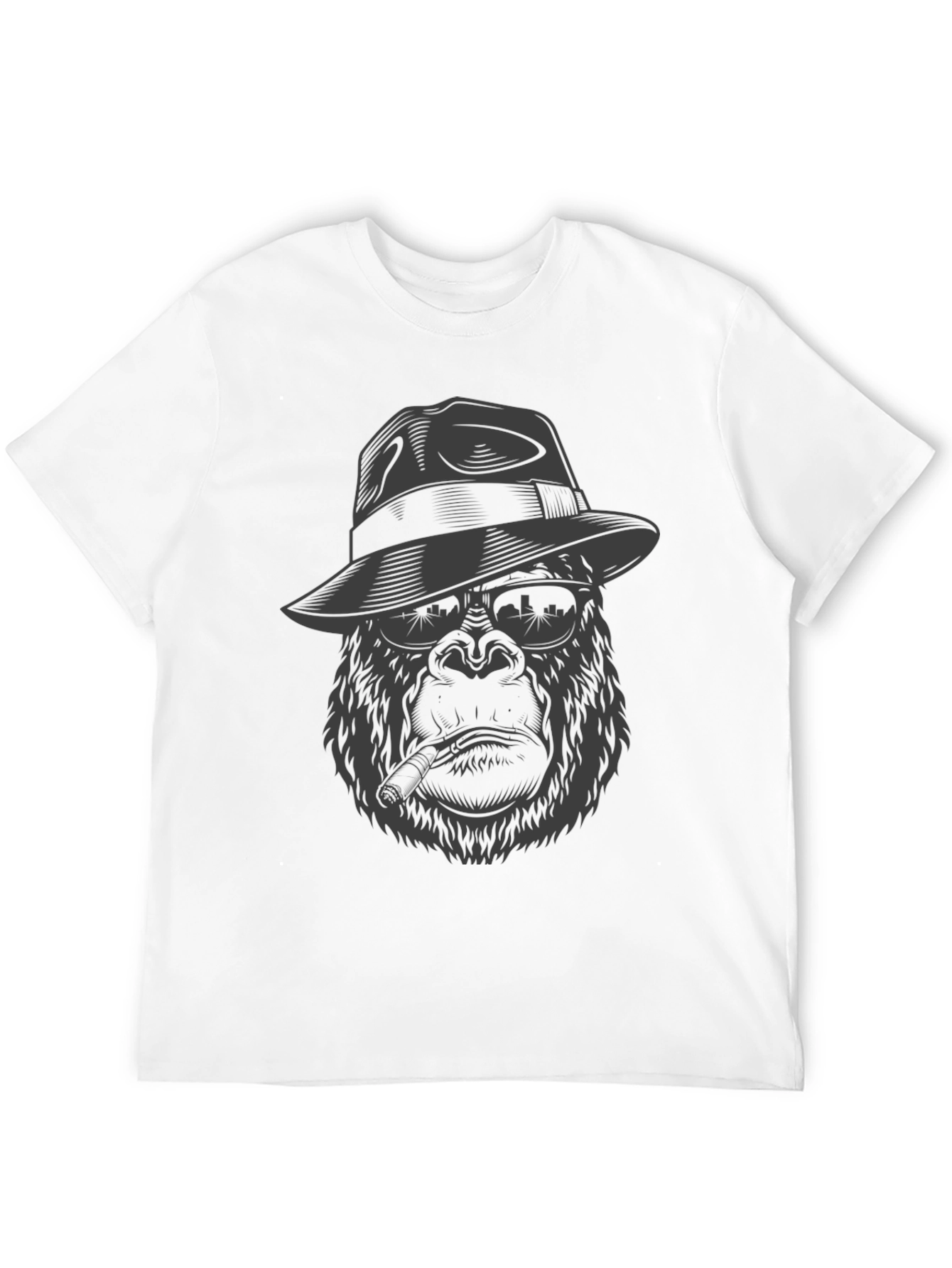 Gangster Gorilla Graphic Tee - Cool & Unique Design