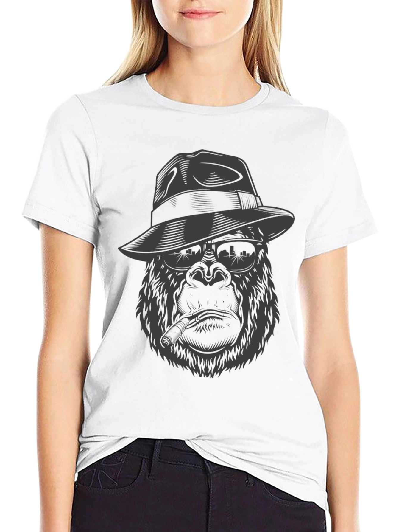 Gangster Gorilla Graphic Tee - Cool & Unique Design