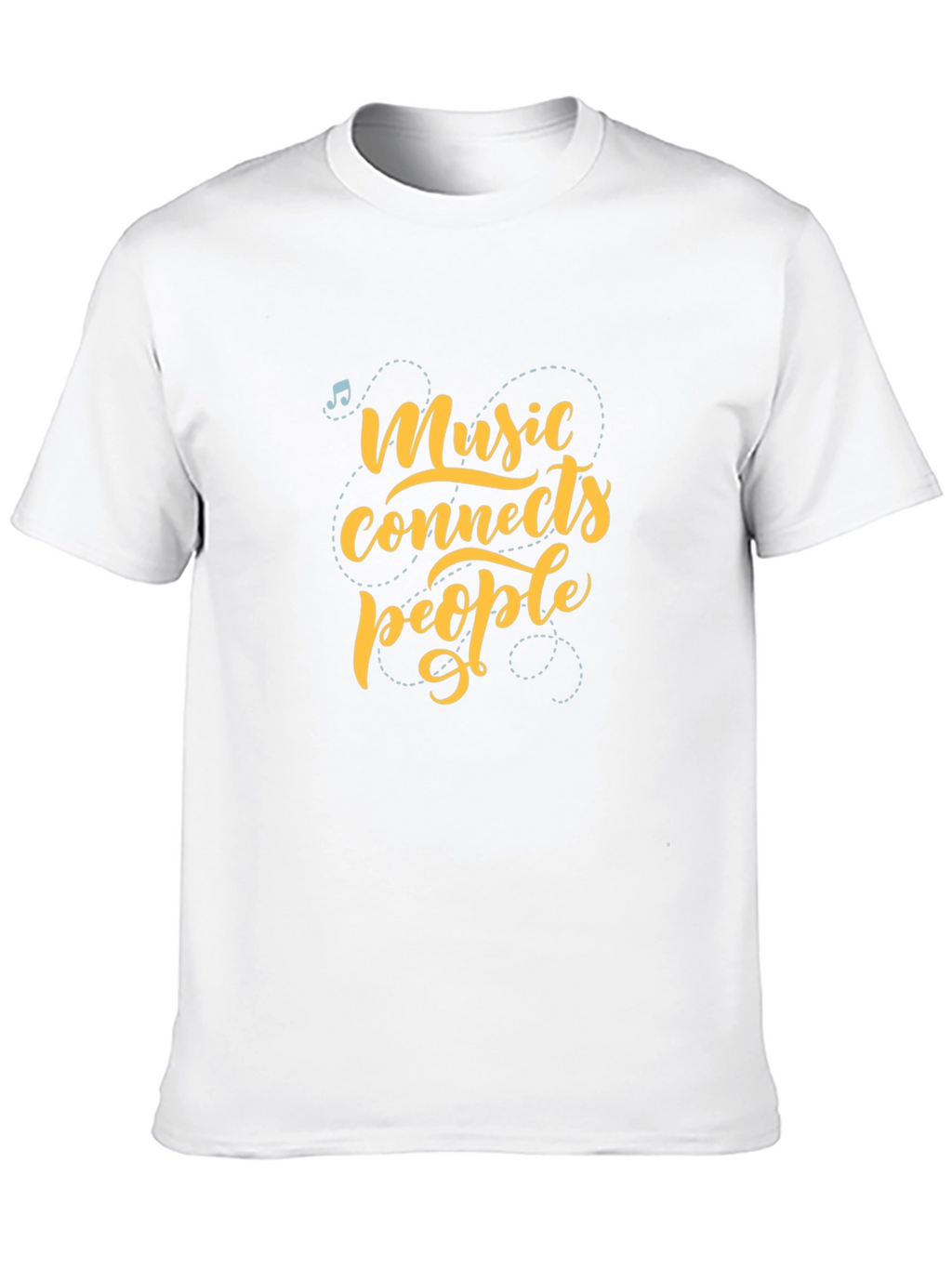 Music Connects People Graphic Tee - Black