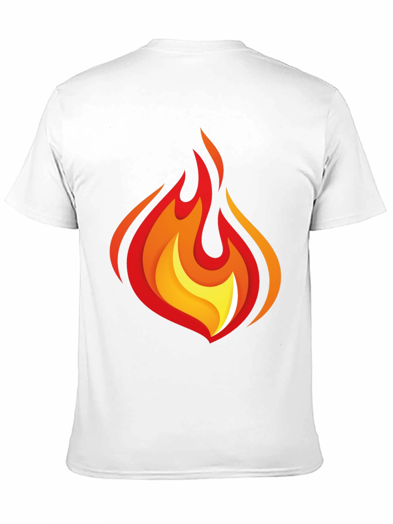 Flaming Hot Graphic Tee - Black Cotton Comfort