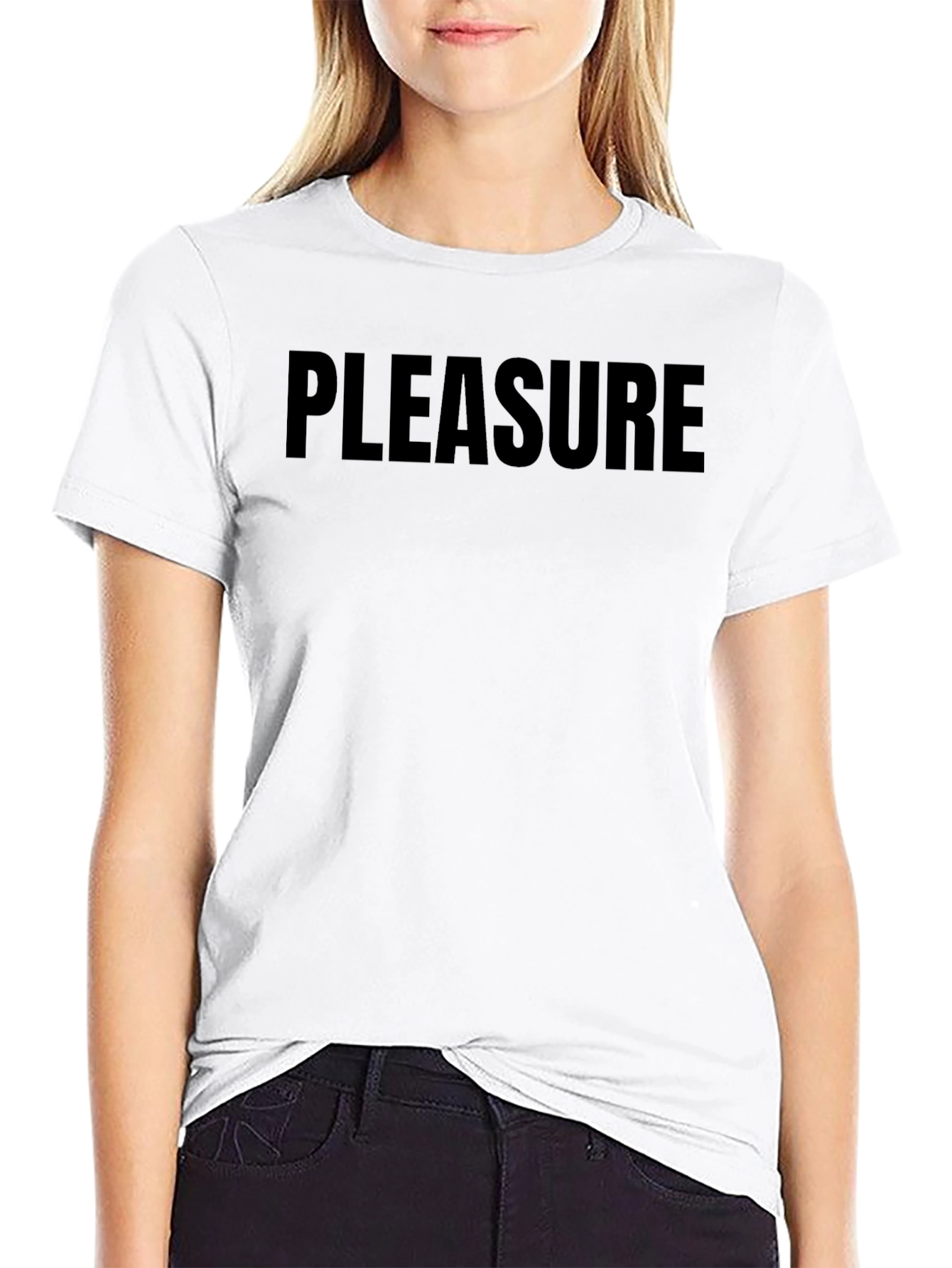 PLEASURE Graphic T-Shirt - Mens Black Tee