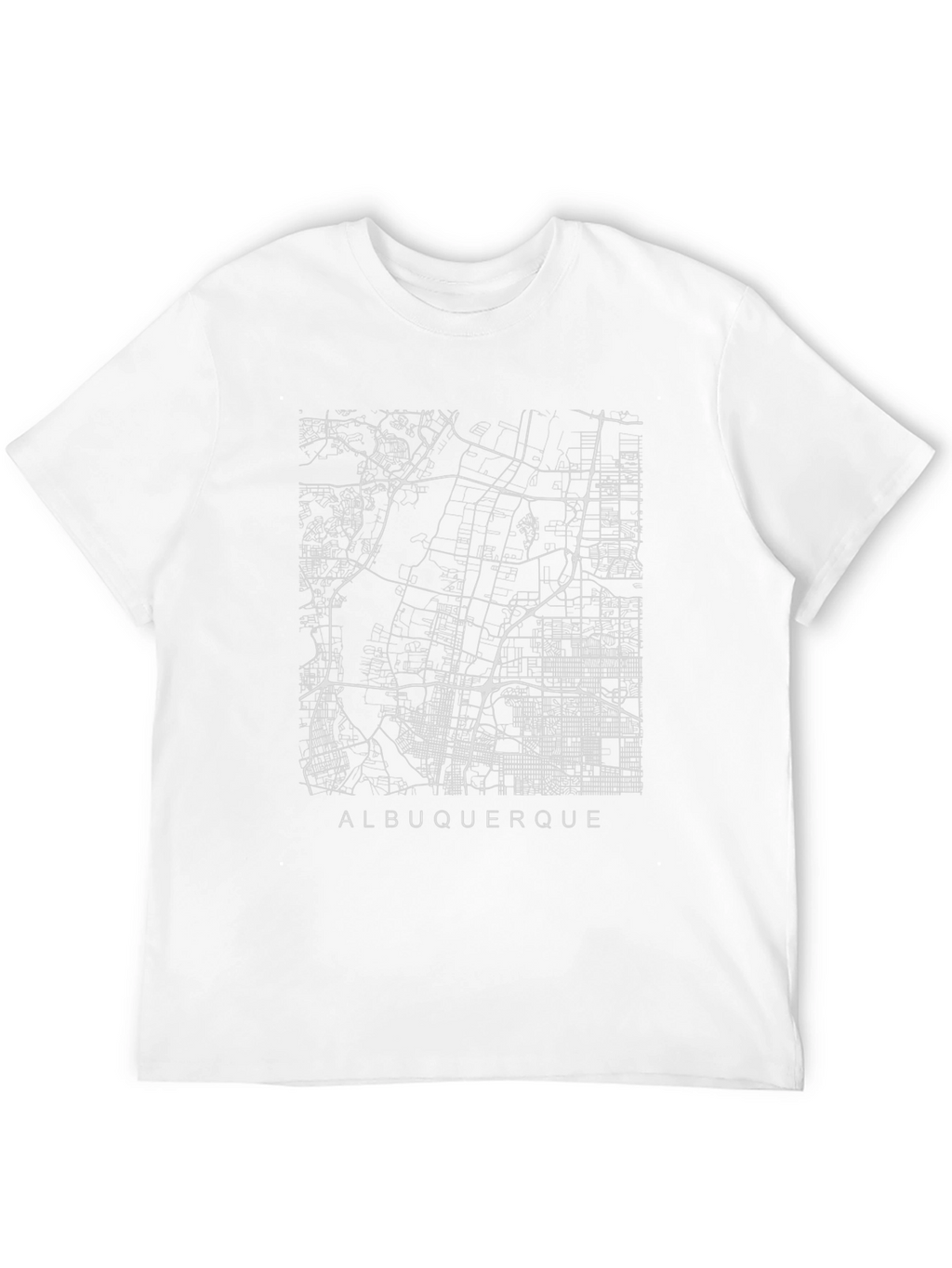 Albuquerque City Map Graphic T-Shirt