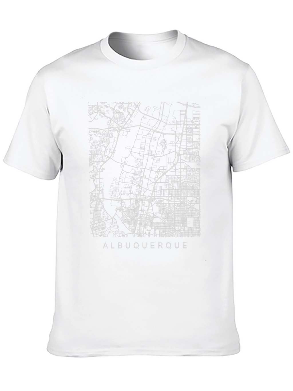 Albuquerque City Map Graphic T-Shirt