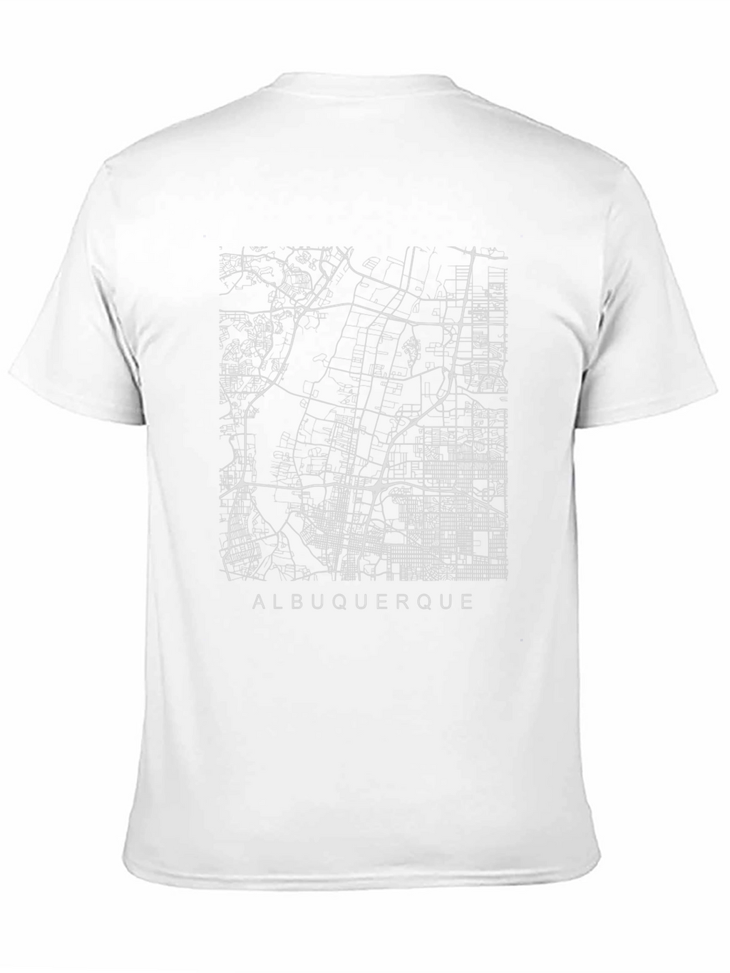 Albuquerque City Map Graphic T-Shirt