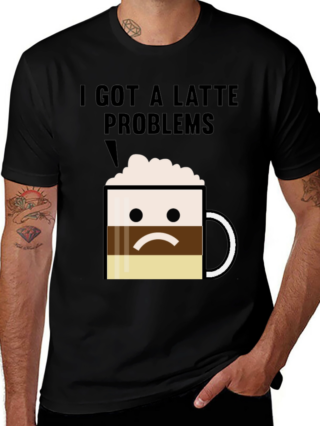 Latte Problems Graphic T-Shirt