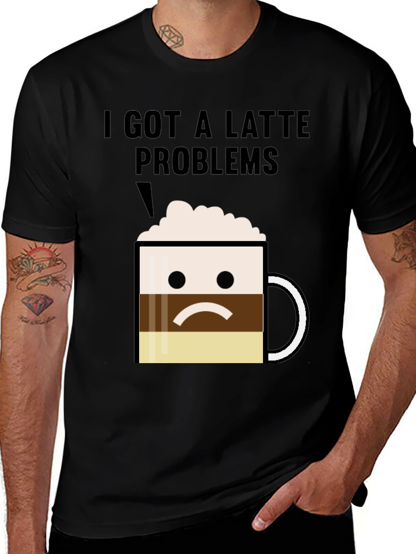Latte Problems Graphic T-Shirt