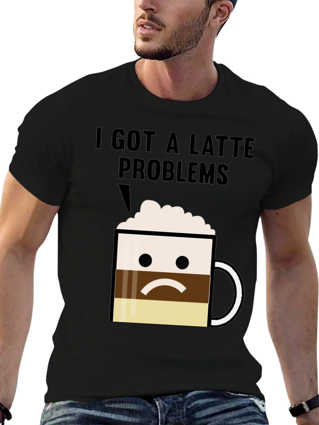 Latte Problems Graphic T-Shirt