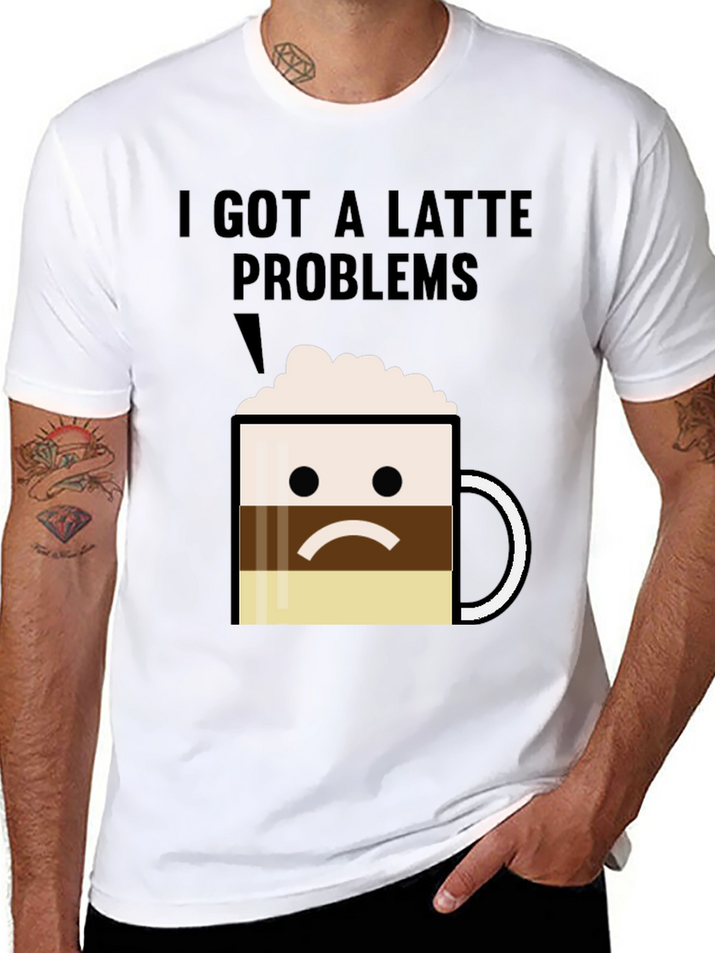 Latte Problems Graphic T-Shirt