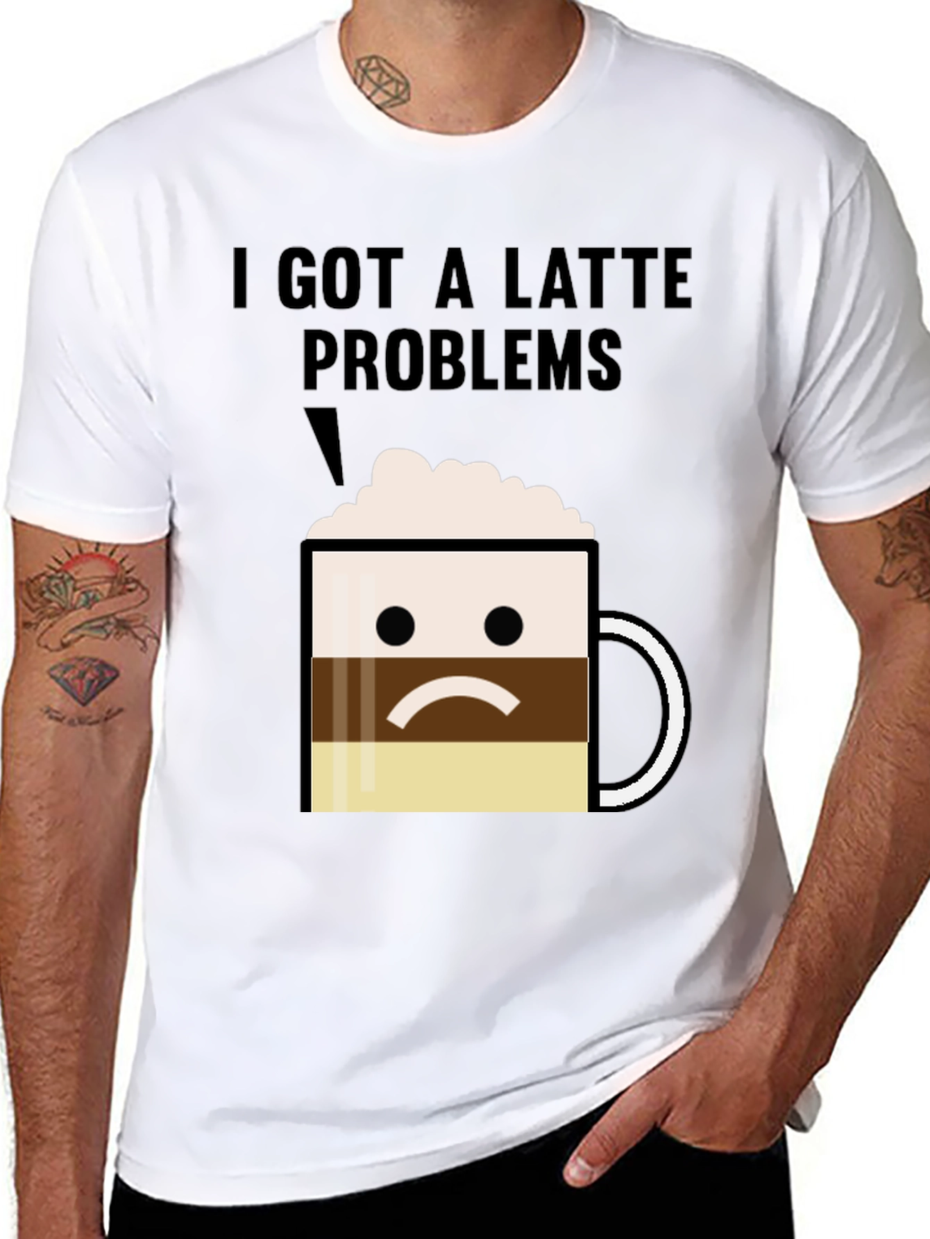 Latte Problems Graphic T-Shirt