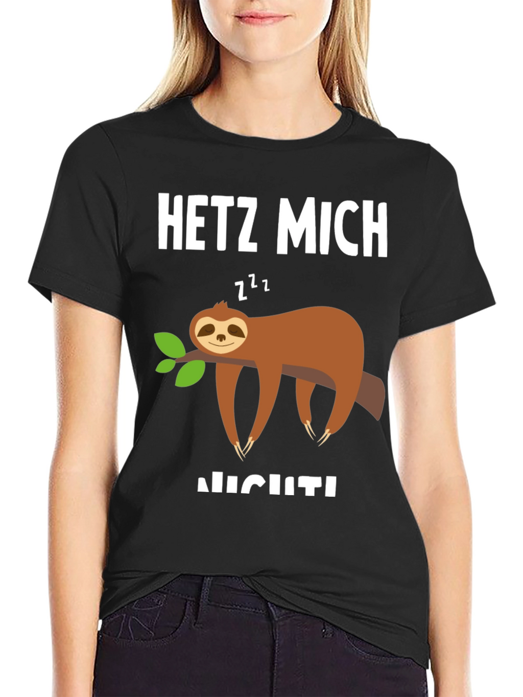 Sloth Graphic T-Shirt - Hetz Mich Nicht - Unisex