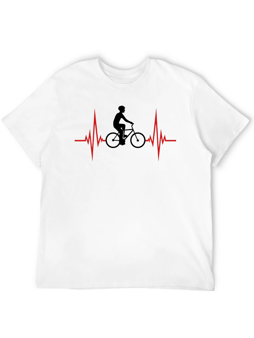 Cyclist Heartbeat Graphic Tee