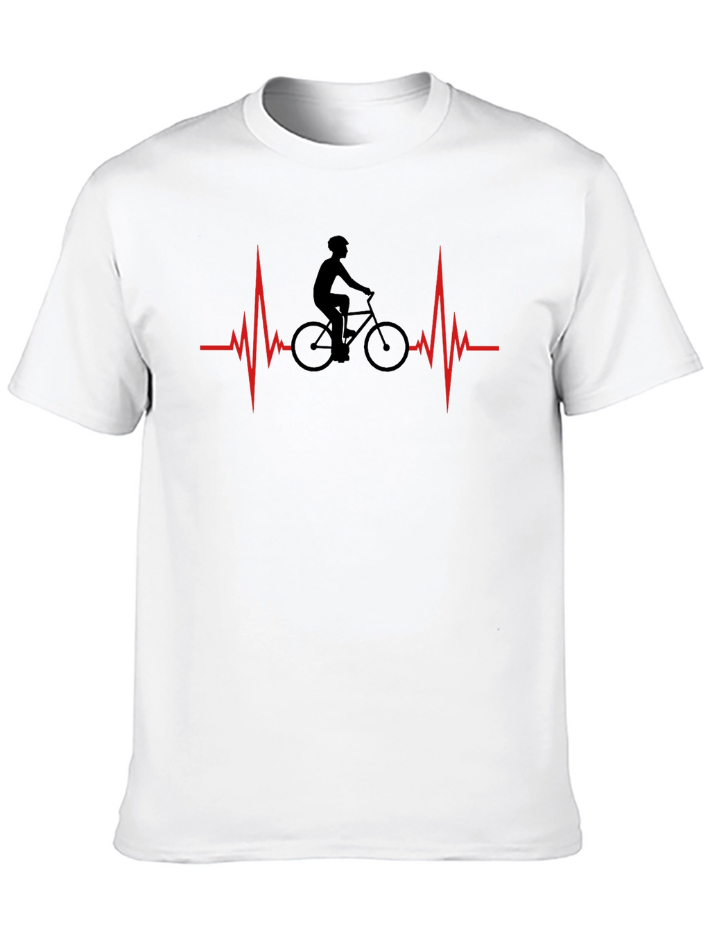 Cyclist Heartbeat Graphic Tee