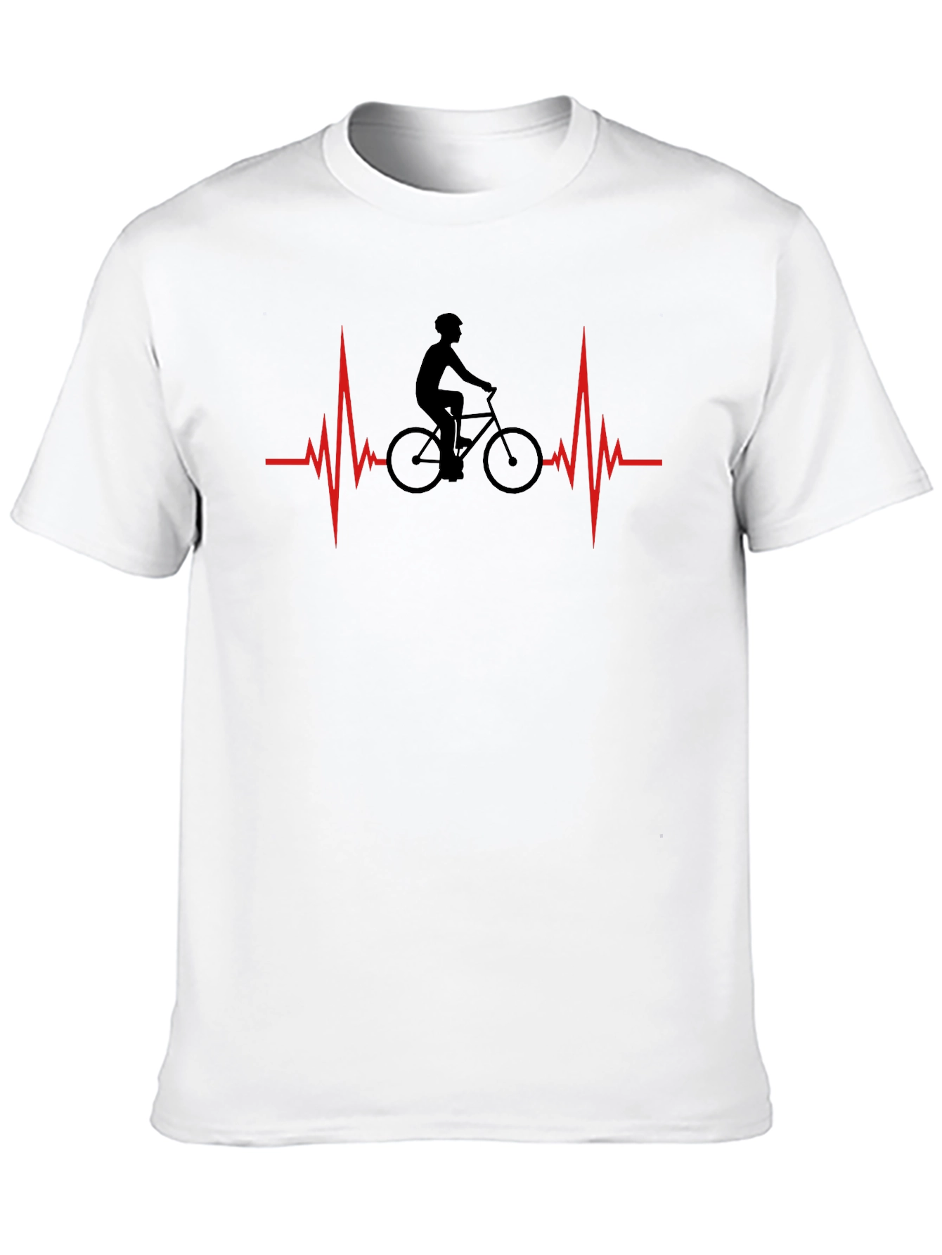 Cyclist Heartbeat Graphic Tee