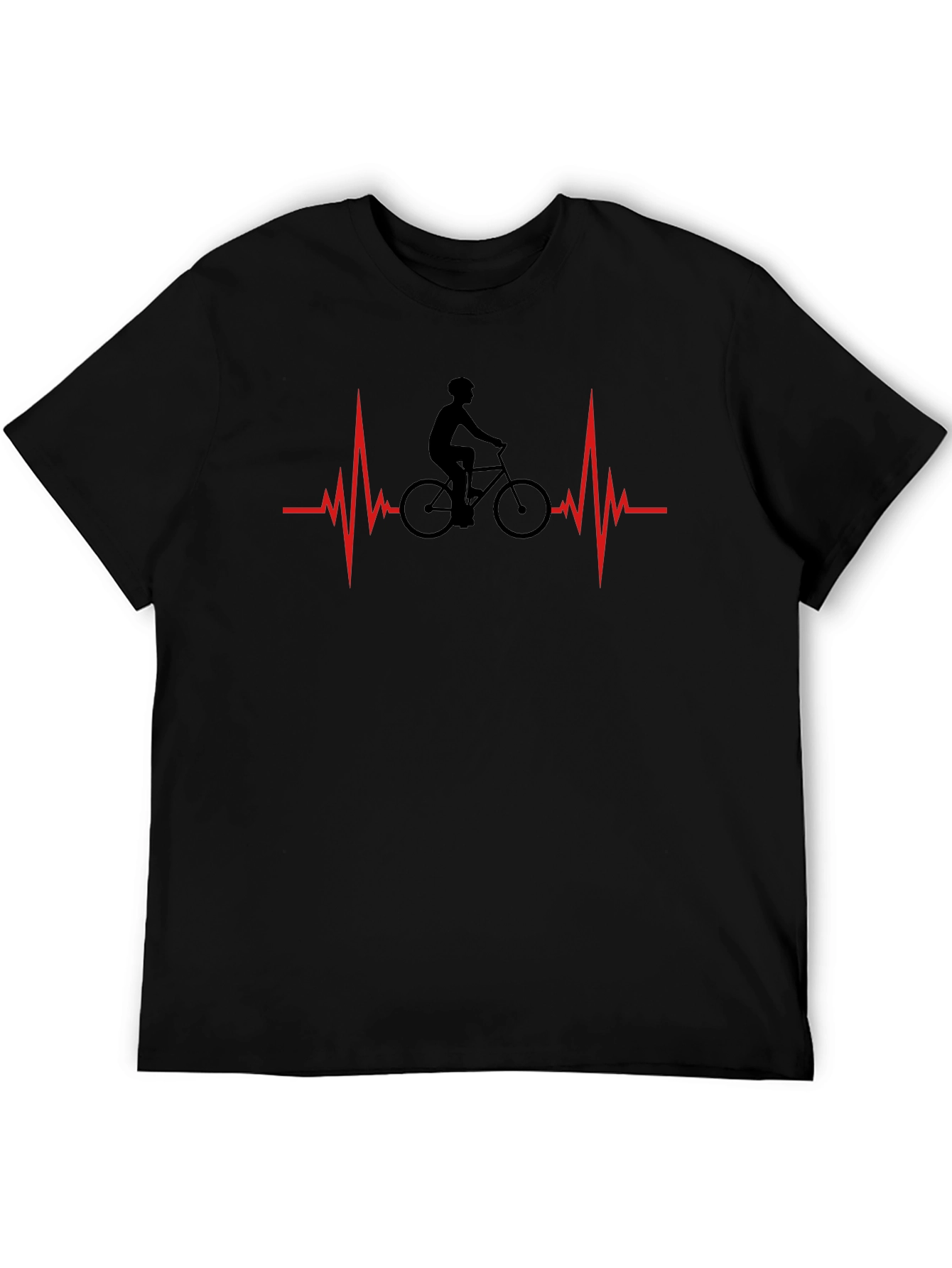 Cyclist Heartbeat Graphic Tee