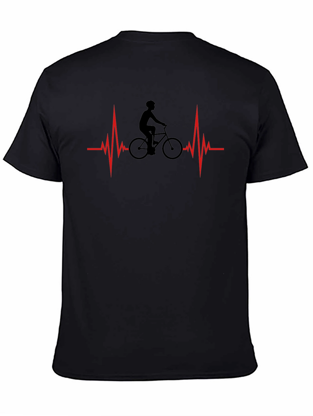 Cyclist Heartbeat Graphic Tee
