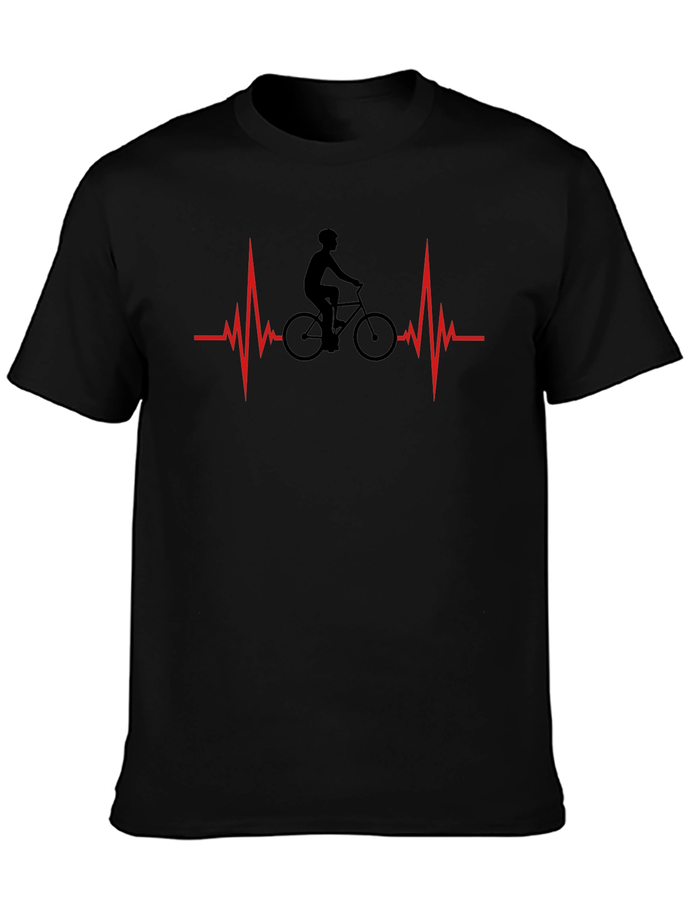 Cyclist Heartbeat Graphic Tee