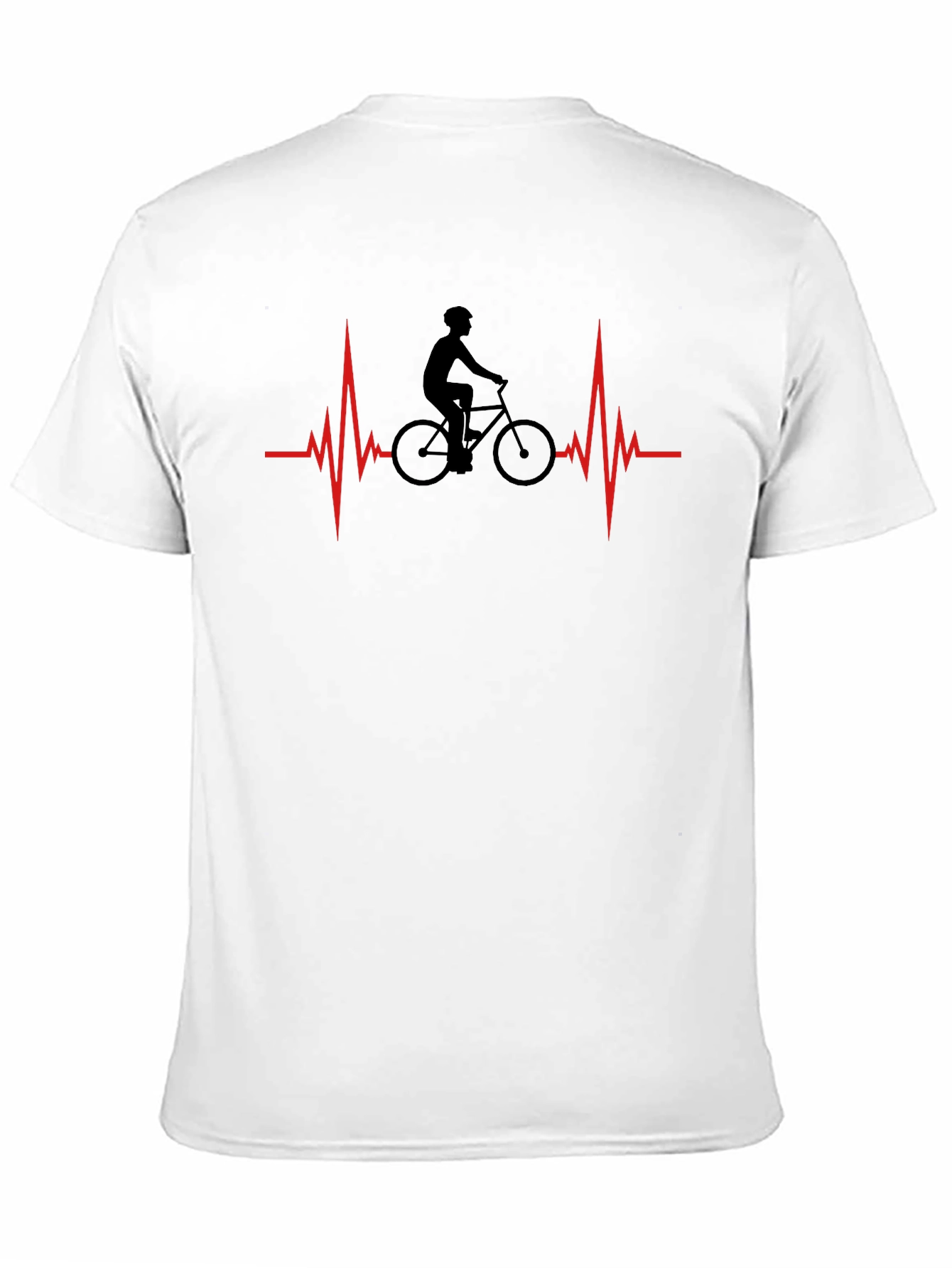 Cyclist Heartbeat Graphic Tee