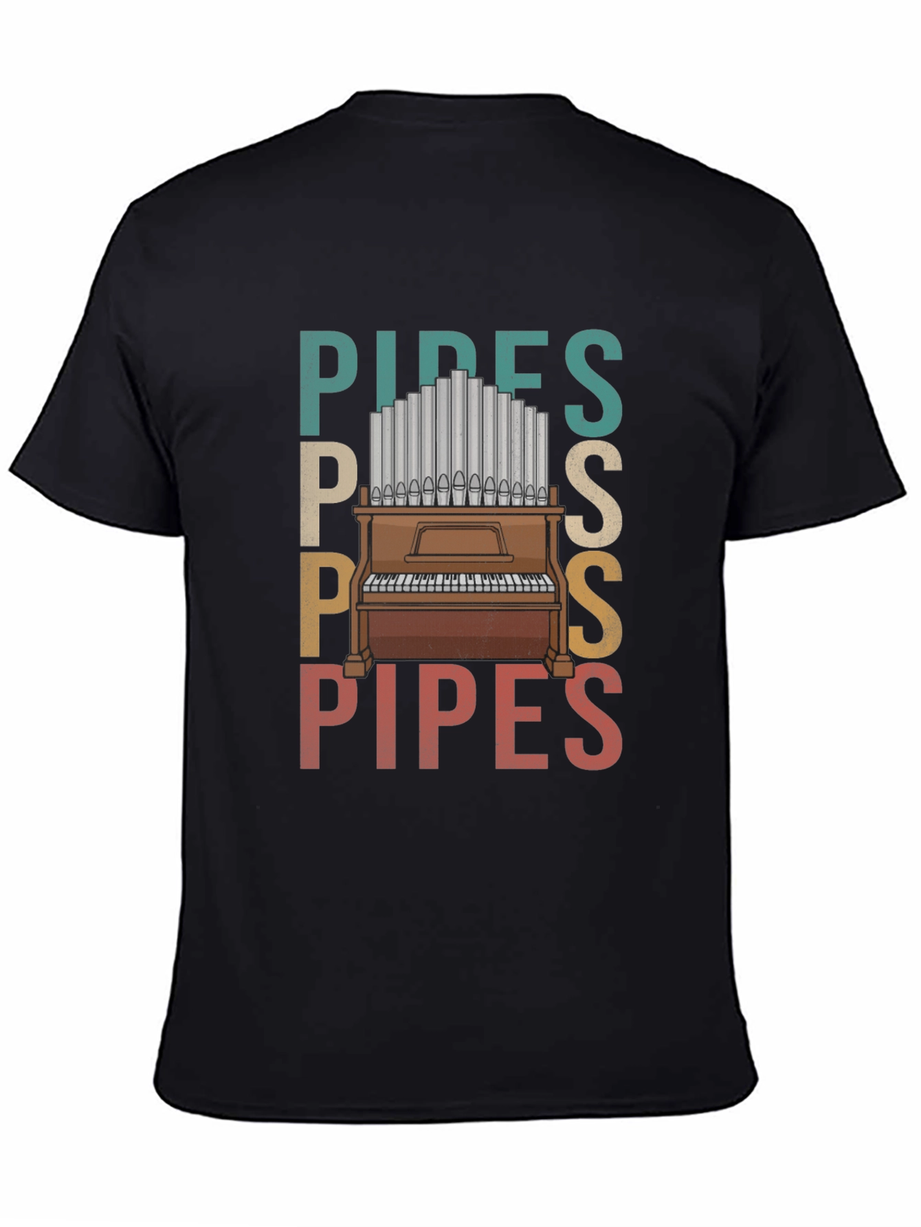 Vintage Style Organ Pipes T-Shirt