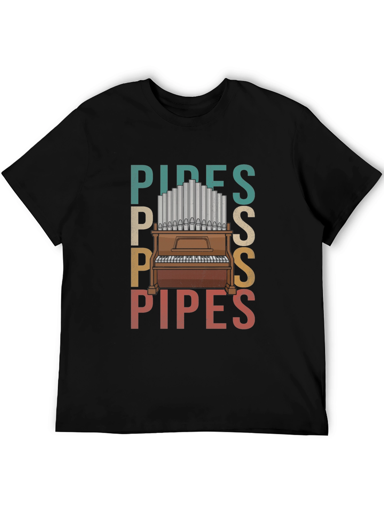 Vintage Style Organ Pipes T-Shirt