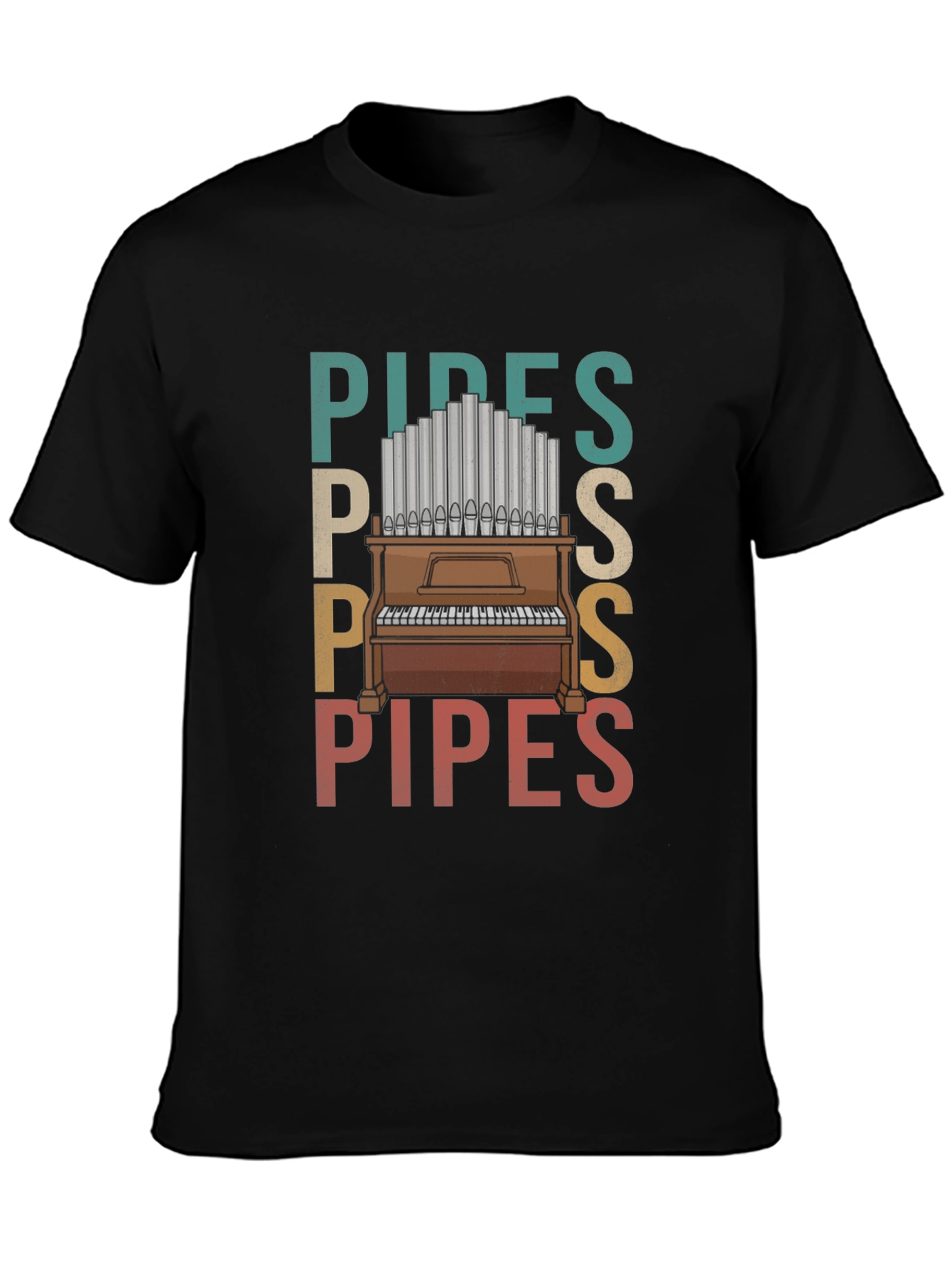 Vintage Style Organ Pipes T-Shirt
