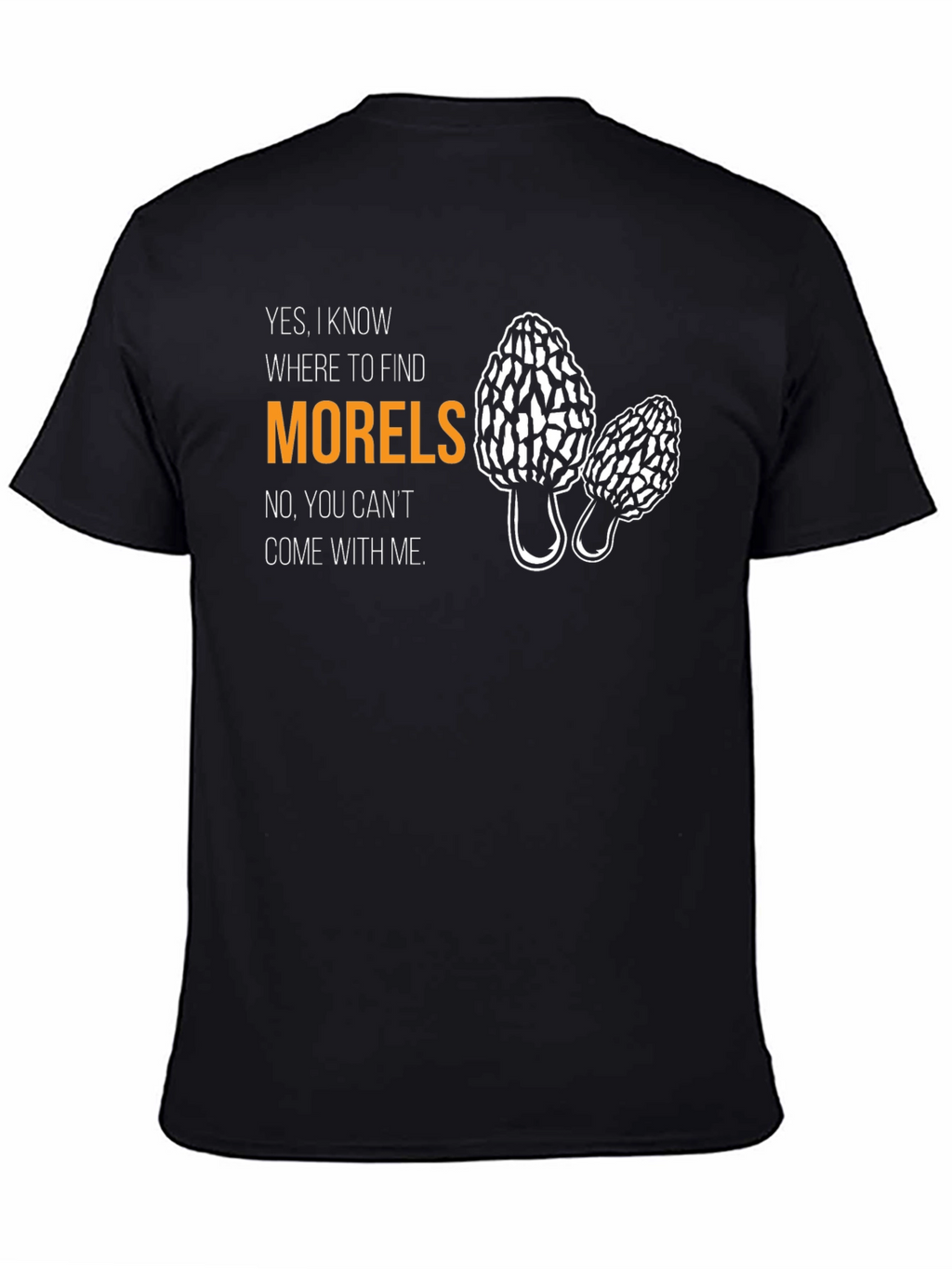 Morel Mushroom Hunter Graphic T-Shirt