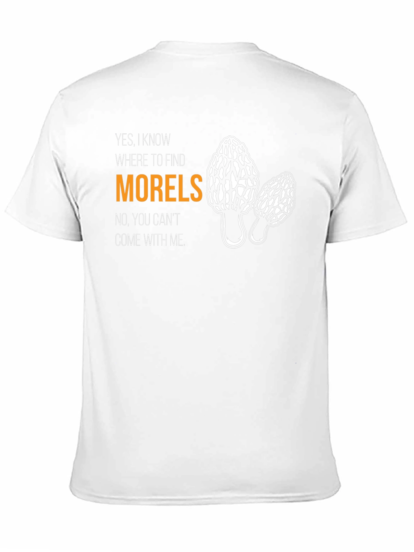 Morel Mushroom Hunter Graphic T-Shirt