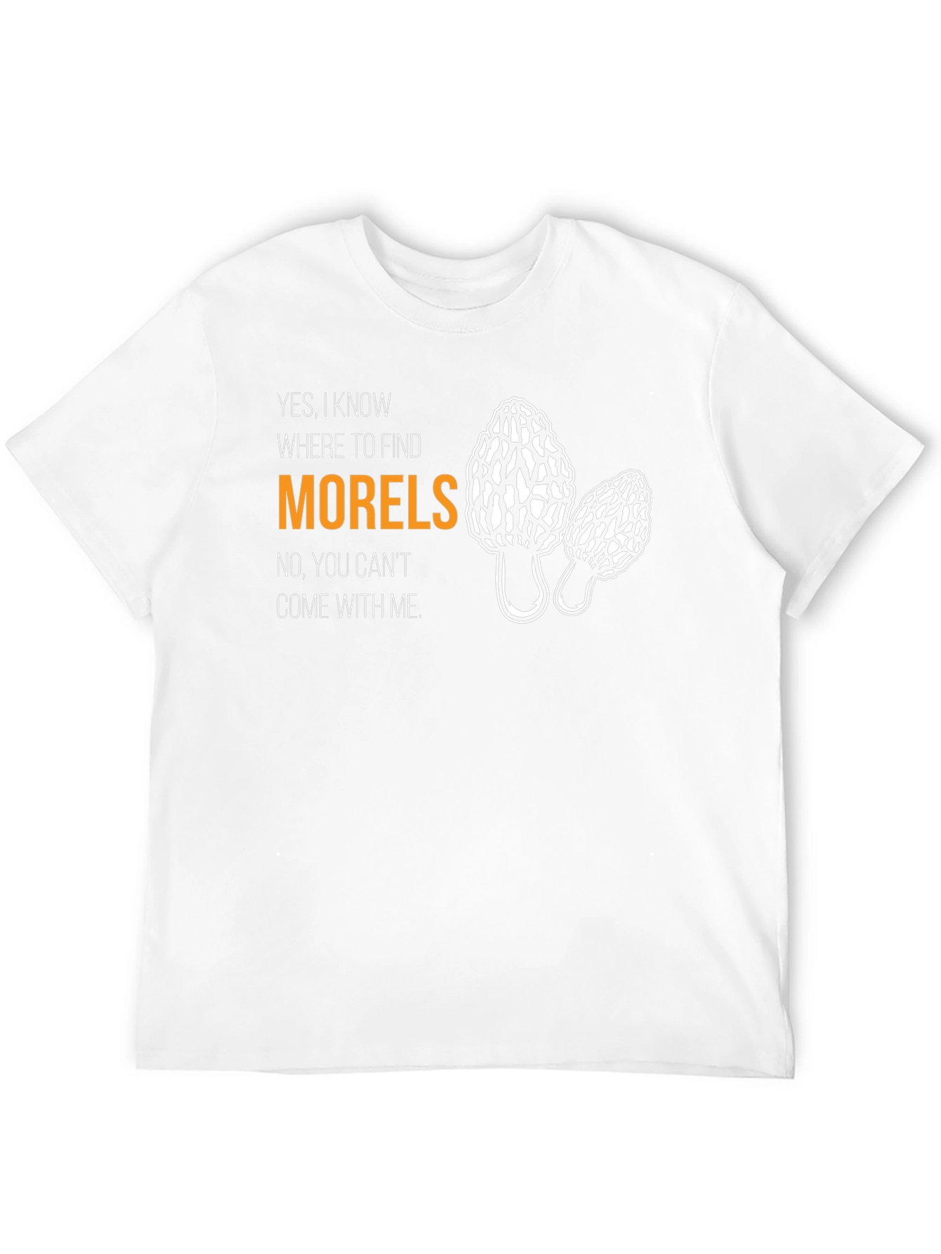 Morel Mushroom Hunter Graphic T-Shirt