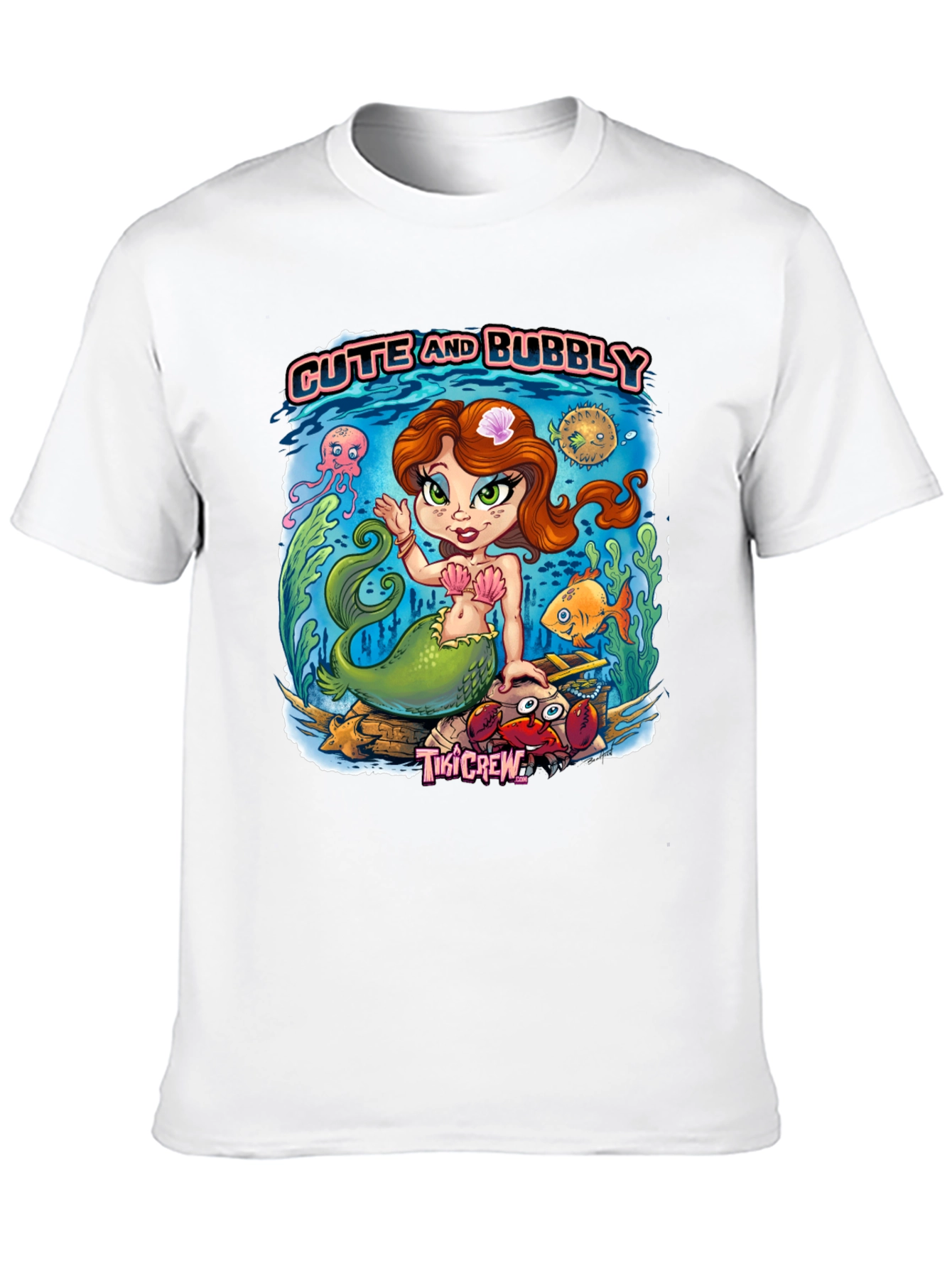 Cute and Bubbly Mermaid Graphic Tee