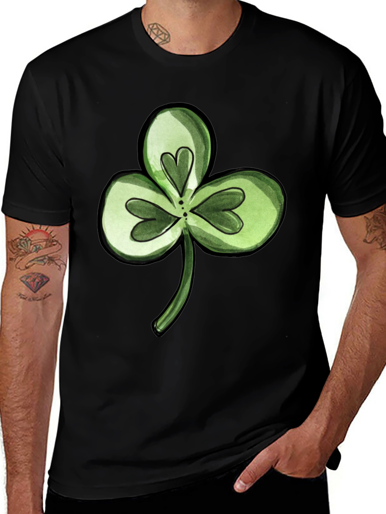 Shamrock T-Shirt: St. Patricks Day Luck